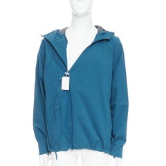 POST ARCHIVE FACTION 6.0 Technical Center teal blue side zip jacket XL