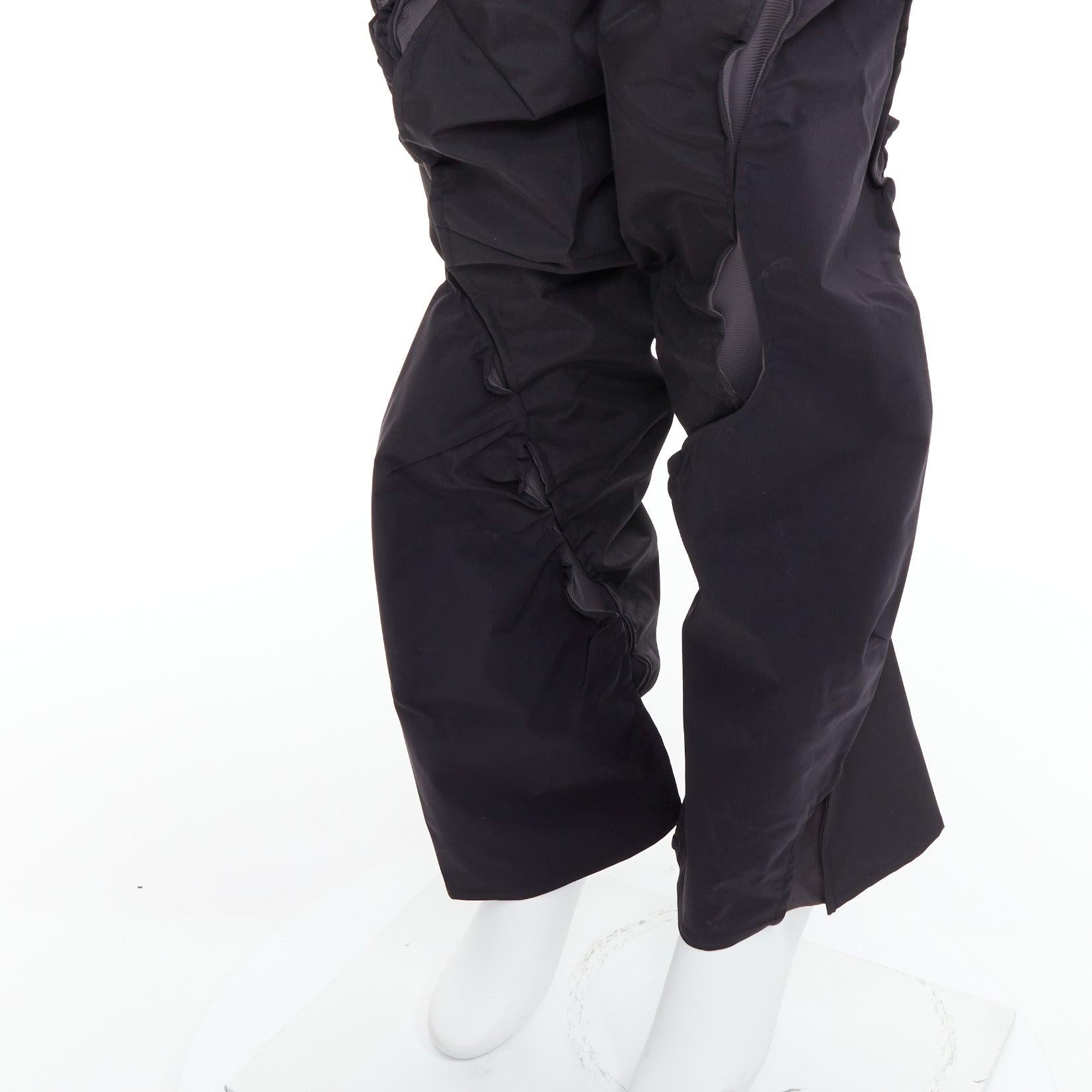 POST ARCHIVE FACTION 6.0 Technical Left black deconstructed pants S For Sale 2