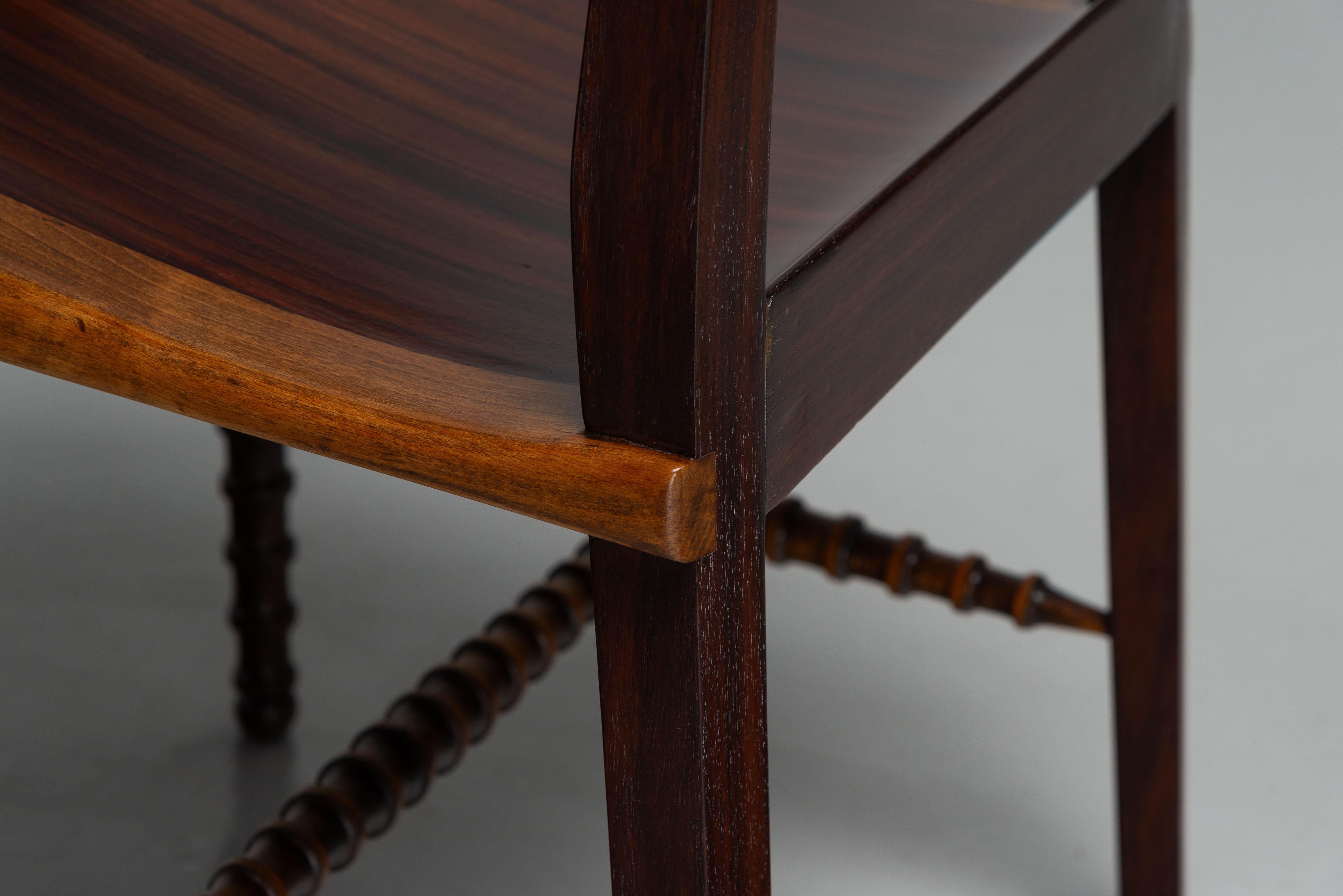 Post Art Nouveau sculptural armchairs made in Italy 1950s en vente 6