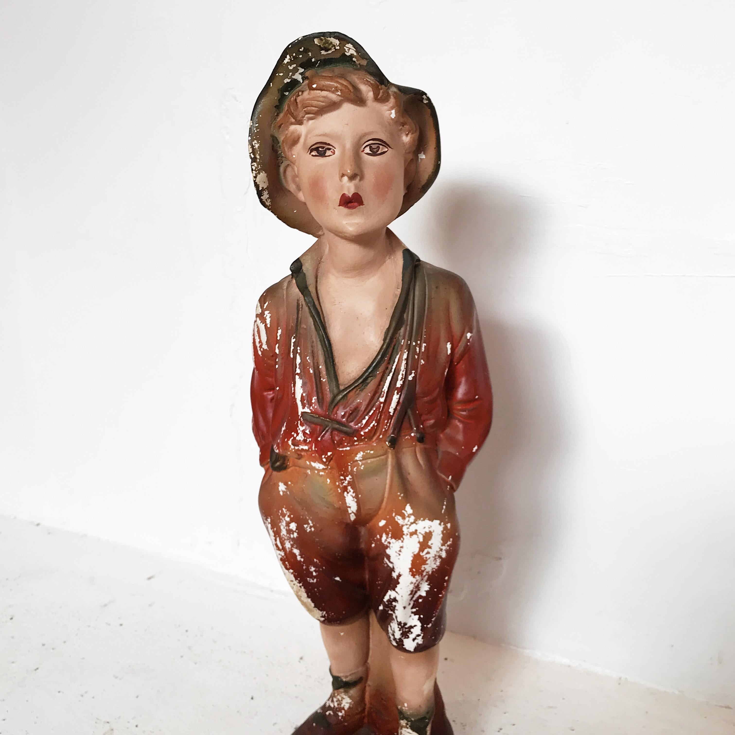 whistling boy statue value