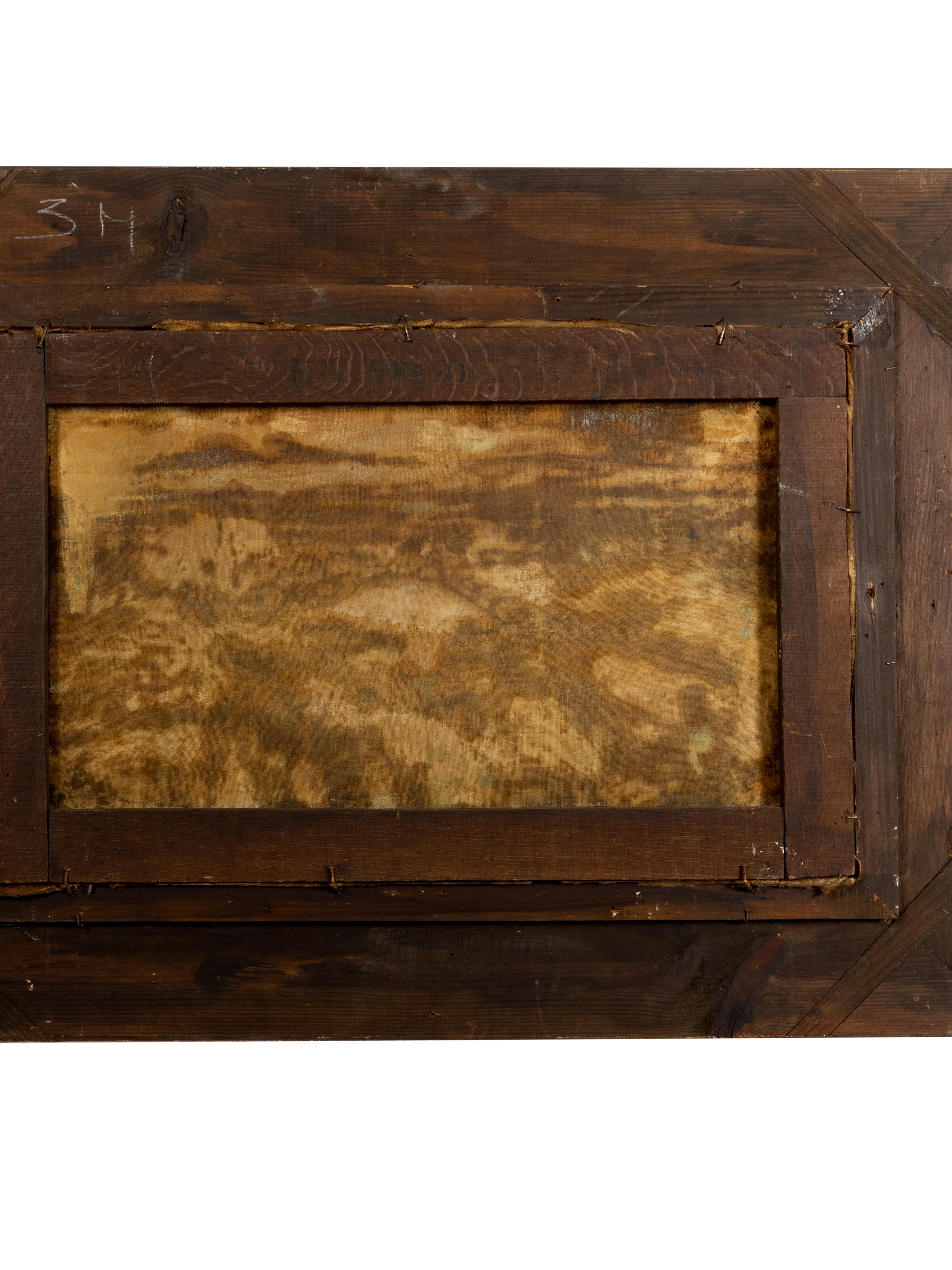 Post-Impressionism French Landscape Painting By Pierre Demet, 1940s For Sale 1