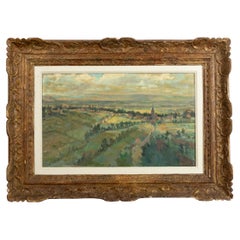 Post-Impressionism French Landscape Painting By Pierre Demet, 1940s