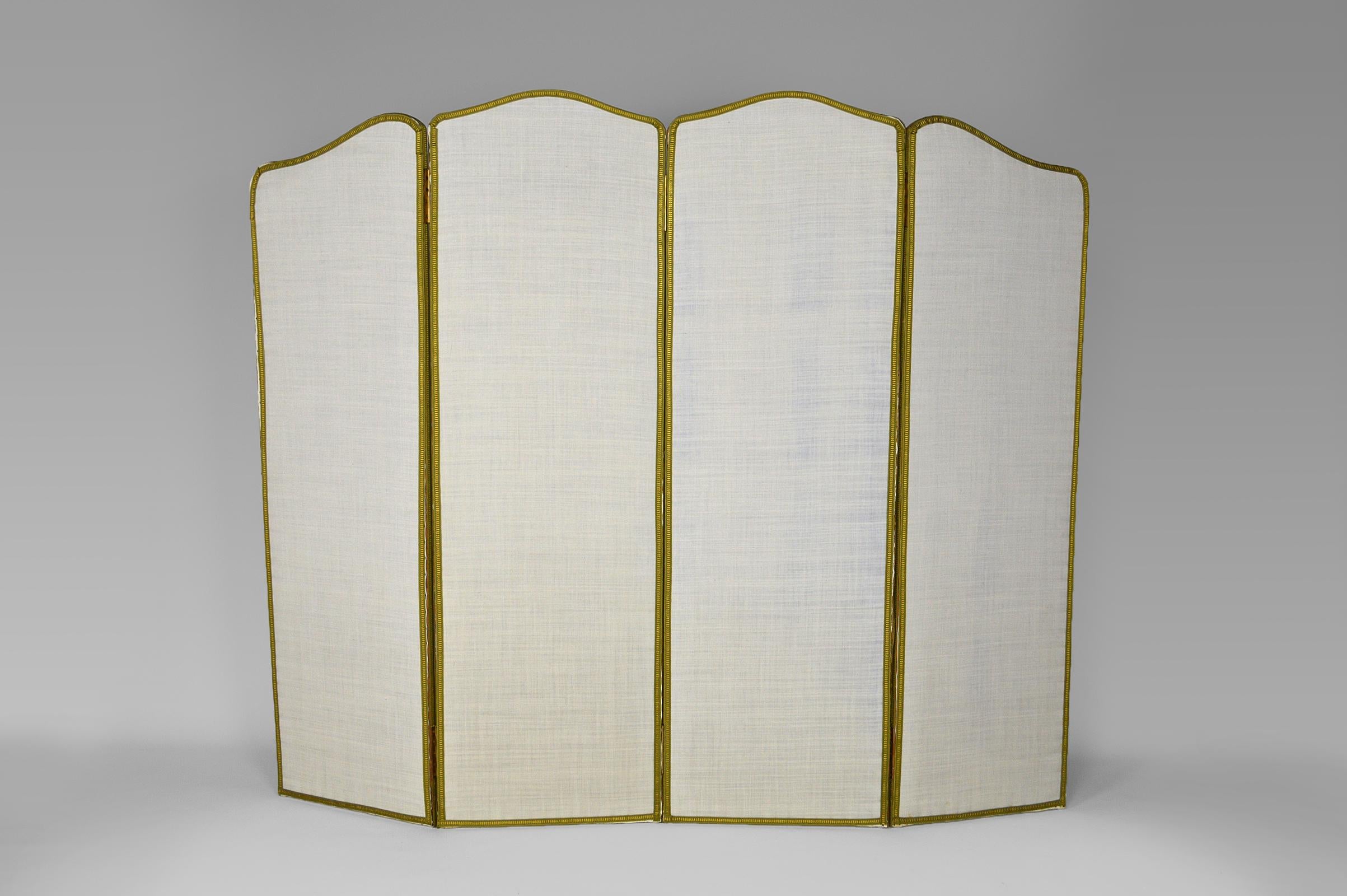 Post-Impressionist Painted Folding Screen by Charles Frechon, France, 1894 For Sale 13