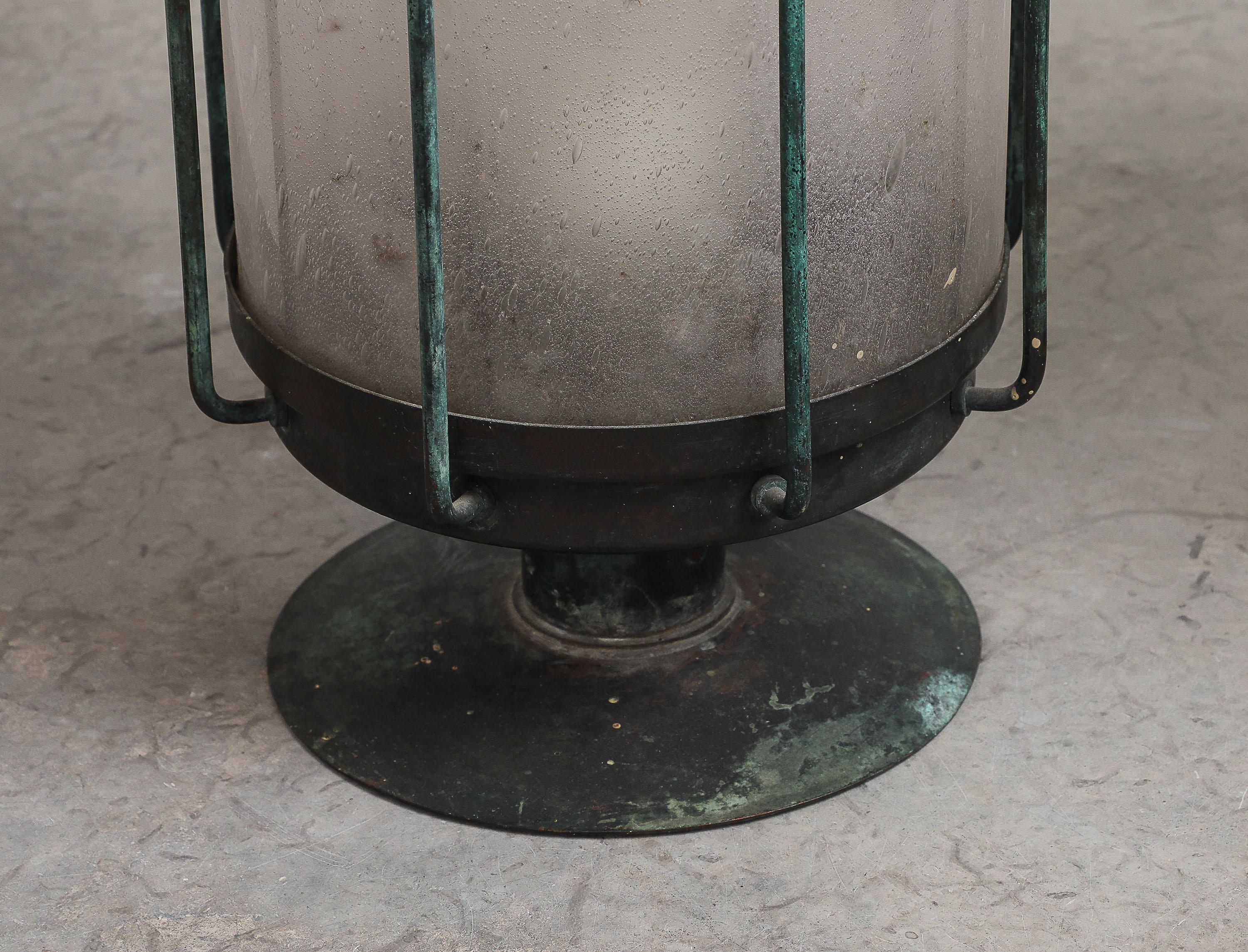 20th Century Post Lanterns, a Pair, Origin, Sweden, Circa 1920-1930 For Sale