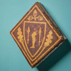 Post-Medieval English Encaustic Tile by Godwin