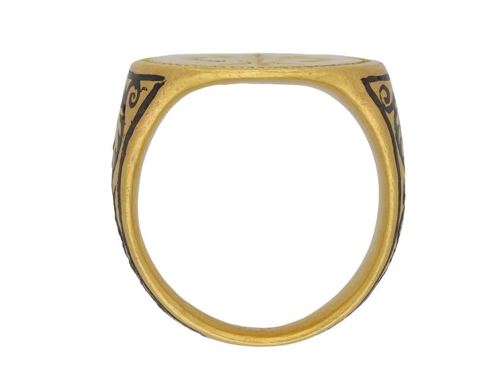 fleur de lis ring gold