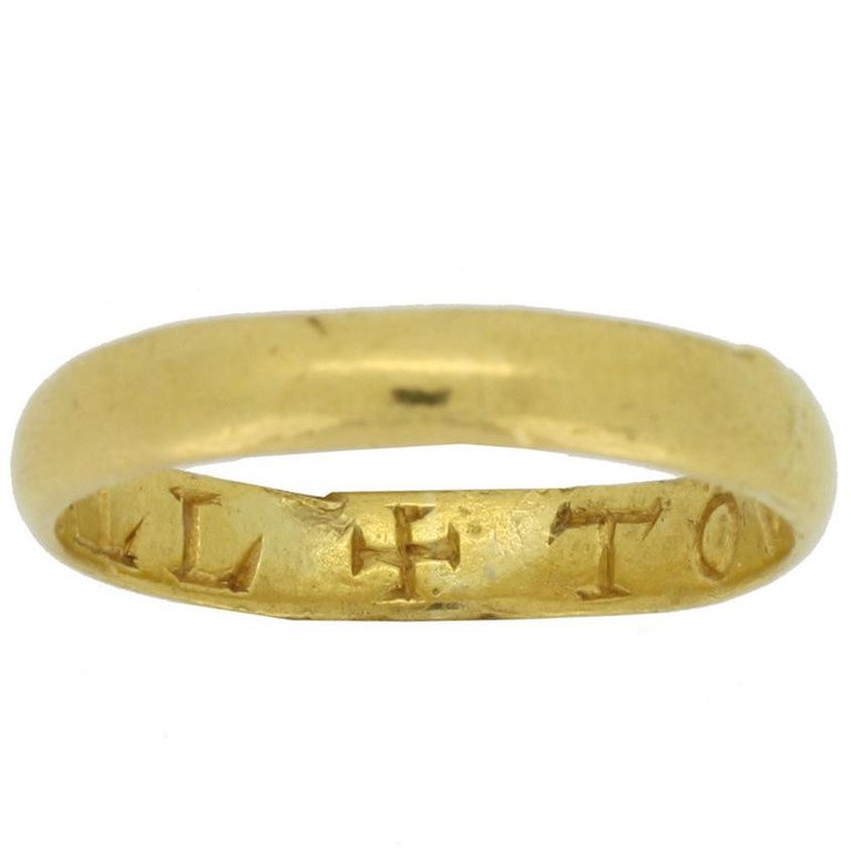 Post Medieval Gold Posy Ring TOVT IOVRS LOIALL For Sale at 1stDibs | posy  rings for sale, medieval posy ring for sale, posy ring value