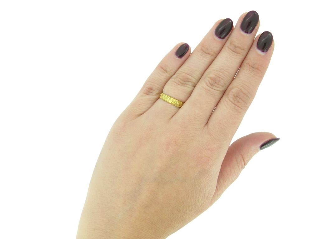 Postmittelalterlicher Posy Ring 'Let this present my good intent', um das 17. Jahrhundert für Damen oder Herren im Angebot