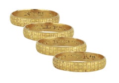 Post Medieval posy ring, ‘NOT VALEW BVT VERT’, circa 16th century.