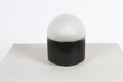 Post-Modern 1980s Italian Barbini & Marianelli Black Bulbo' Lamp for Tronconi