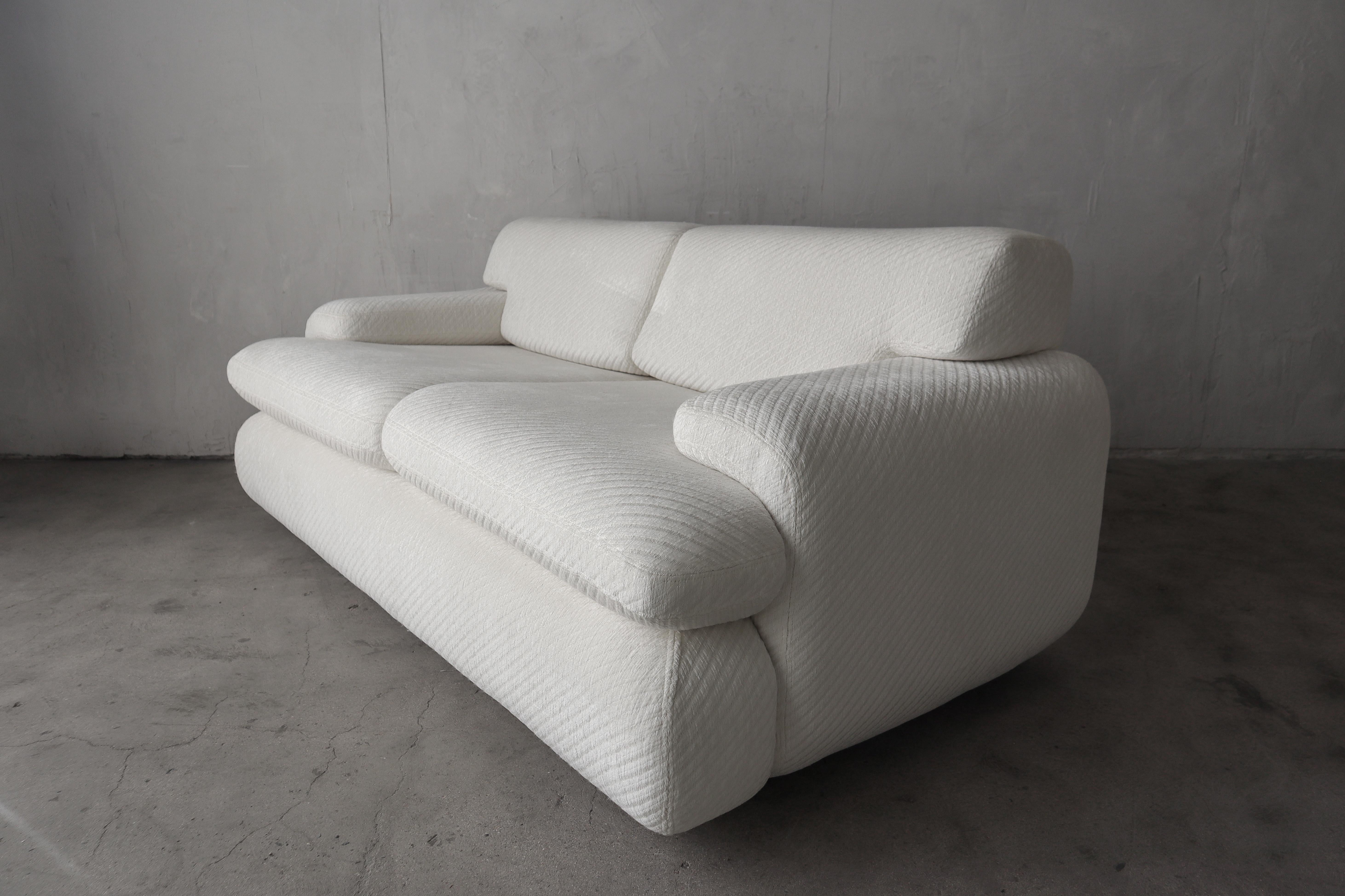 Post-Modern Post Modern 2 Seat Sofa by Vladimir Kagan for Preview For Sale