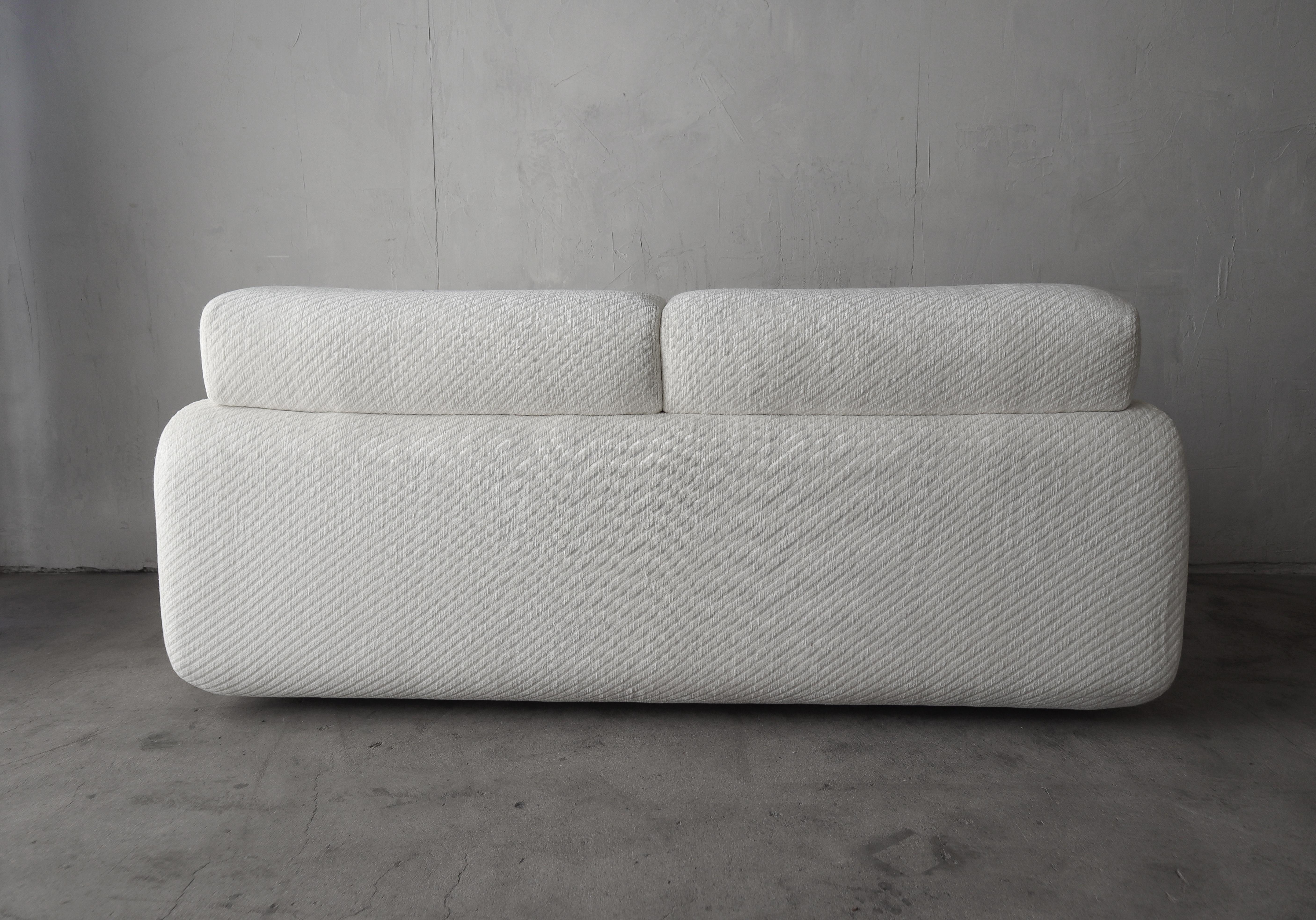 Post Modern 2 Seat Sofa by Vladimir Kagan for Preview For Sale 1