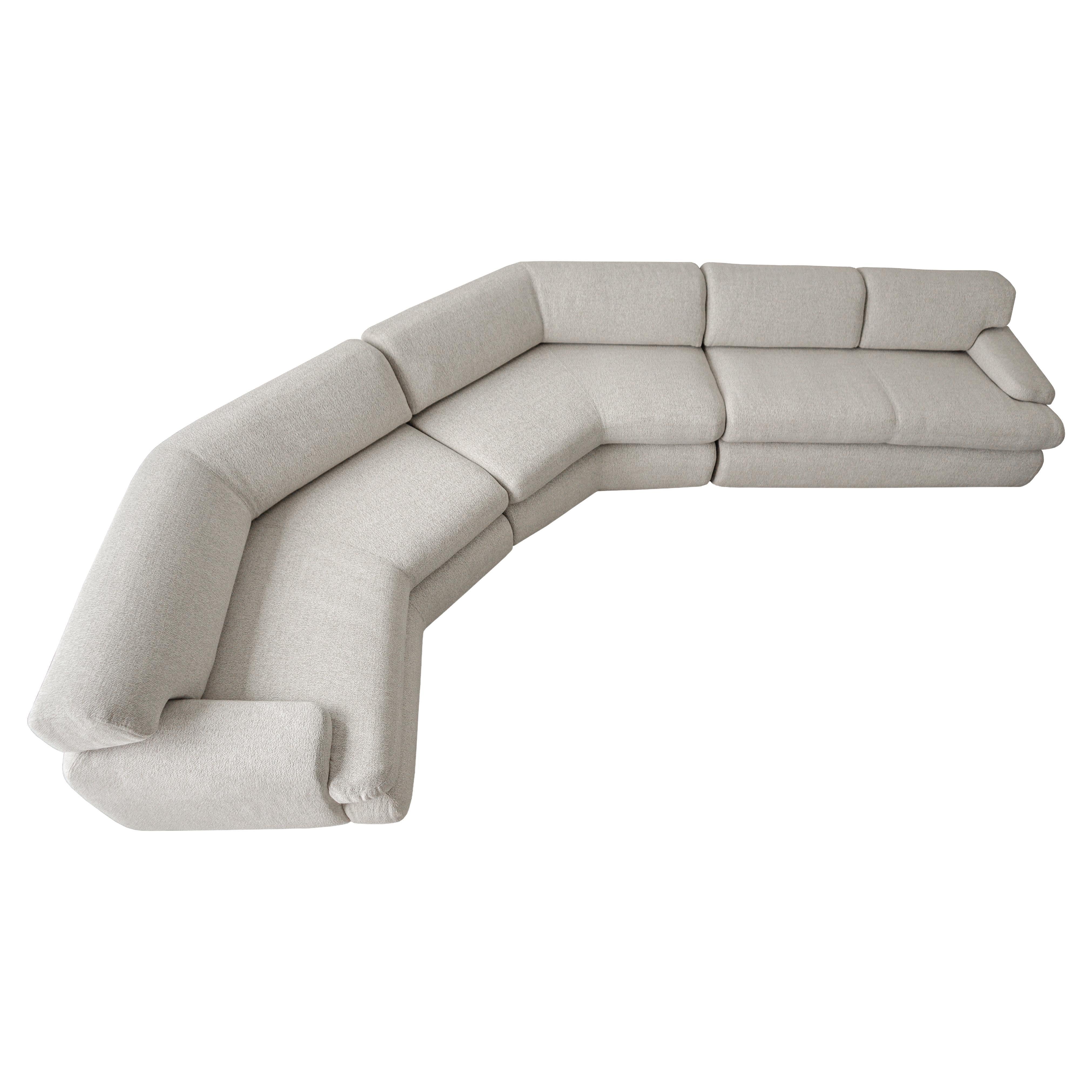 Post Modern 3 Piece Sectional Sofa by Preview