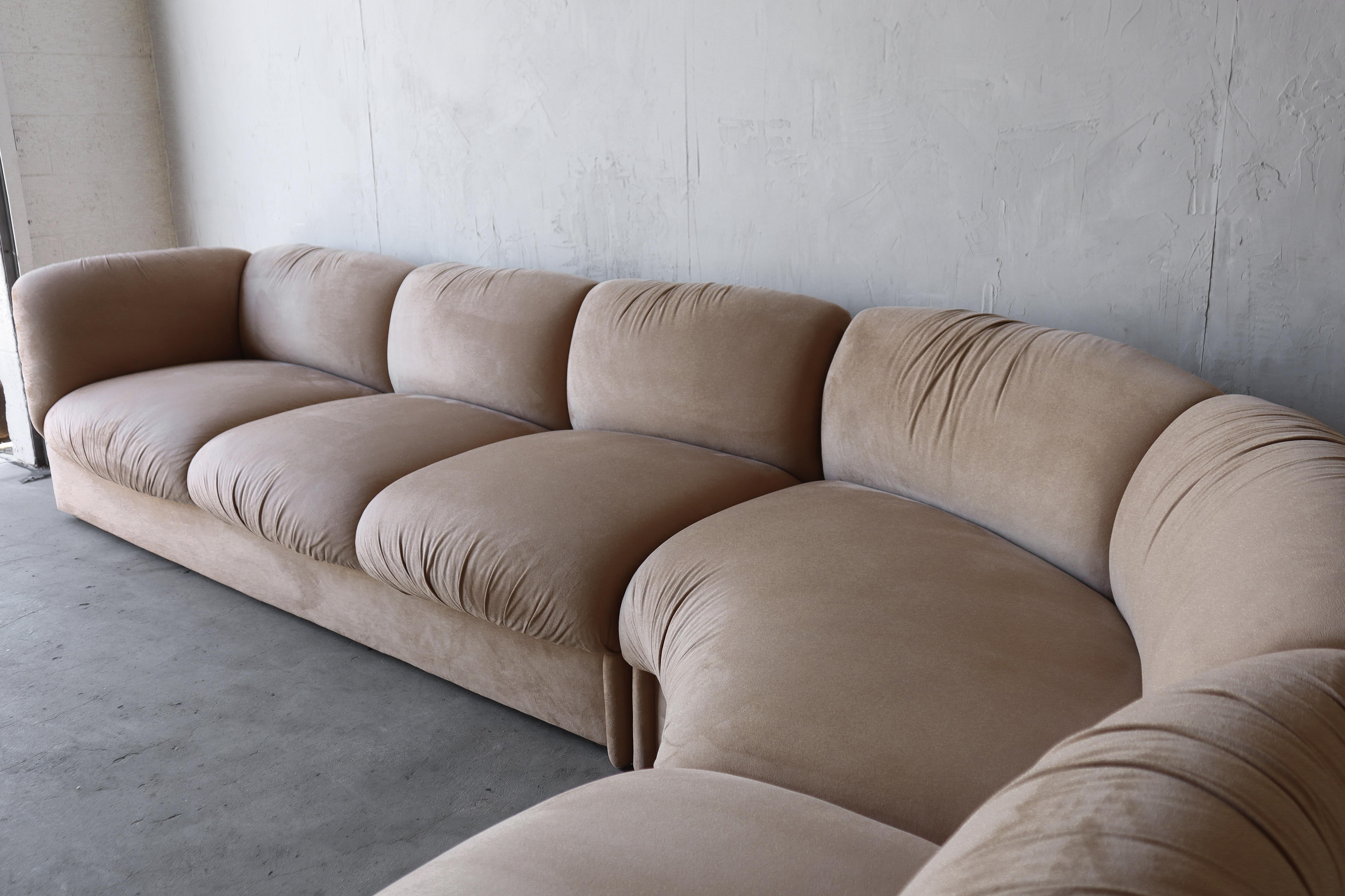 Post-Modern Post Modern 3 Piece Sectional Sofa by Weiman