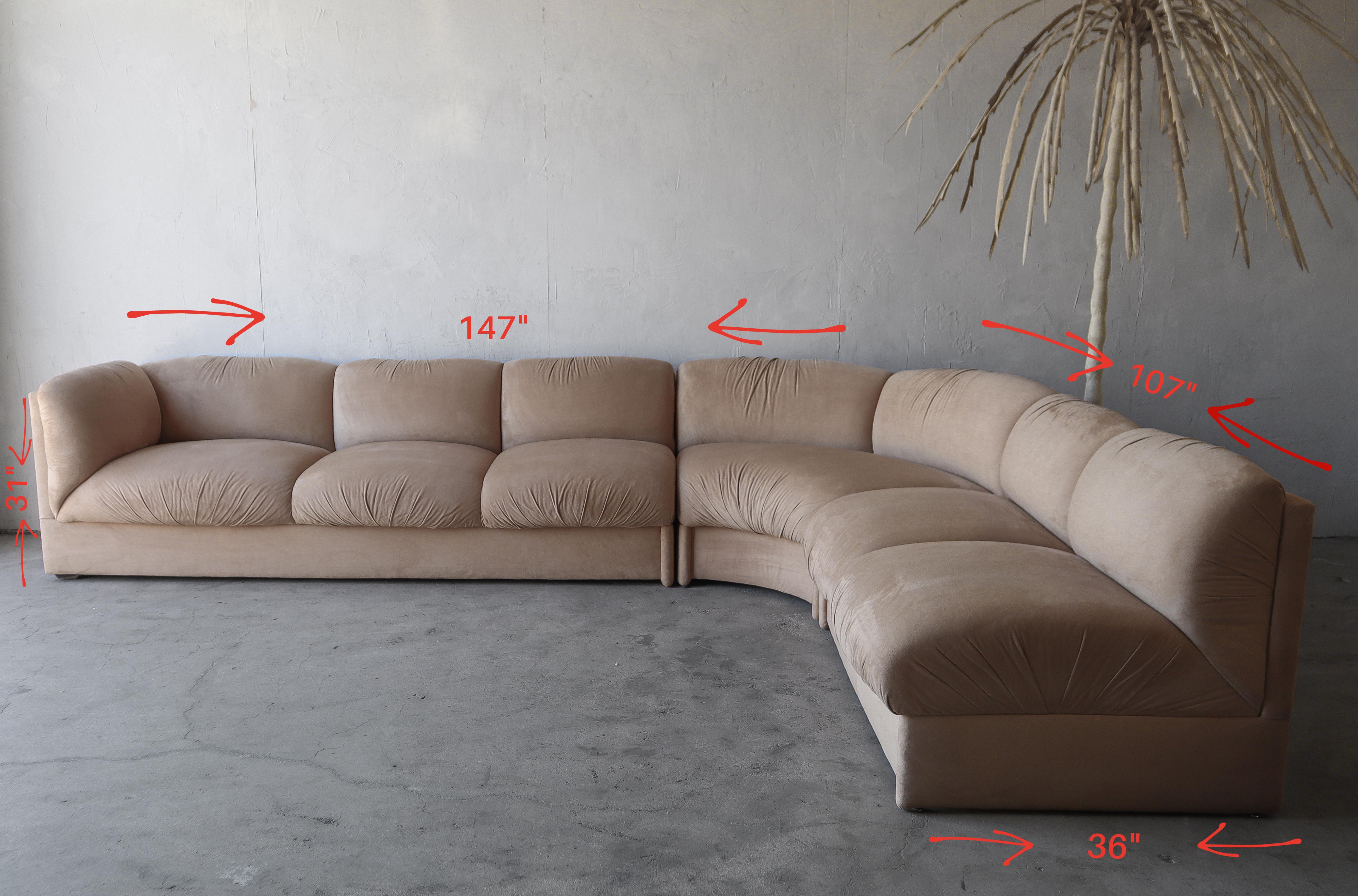 Post Modern 3 Piece Sectional Sofa by Weiman 1