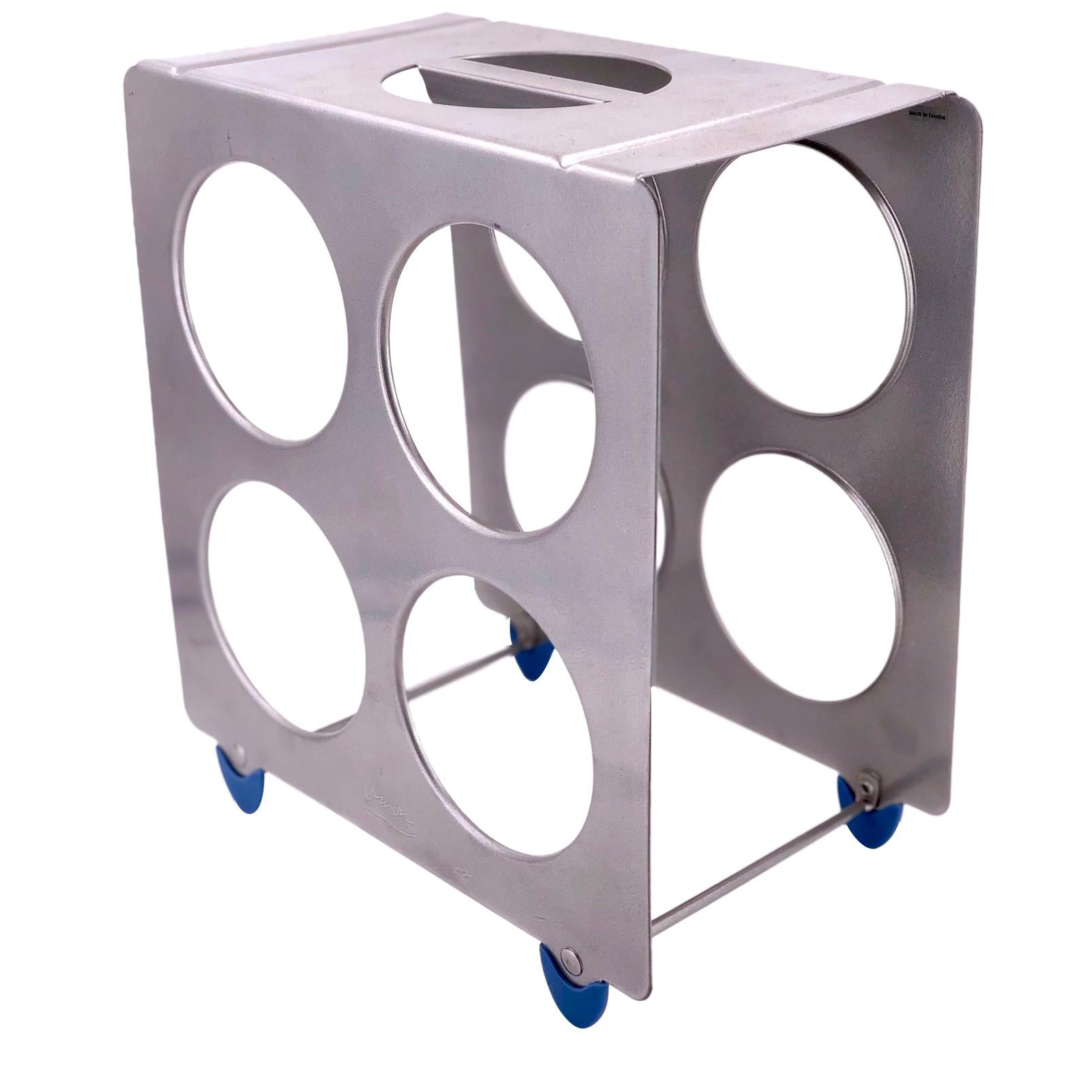 Postmodern 4 Bottle Wine Caddy / Rack by Michael Graves