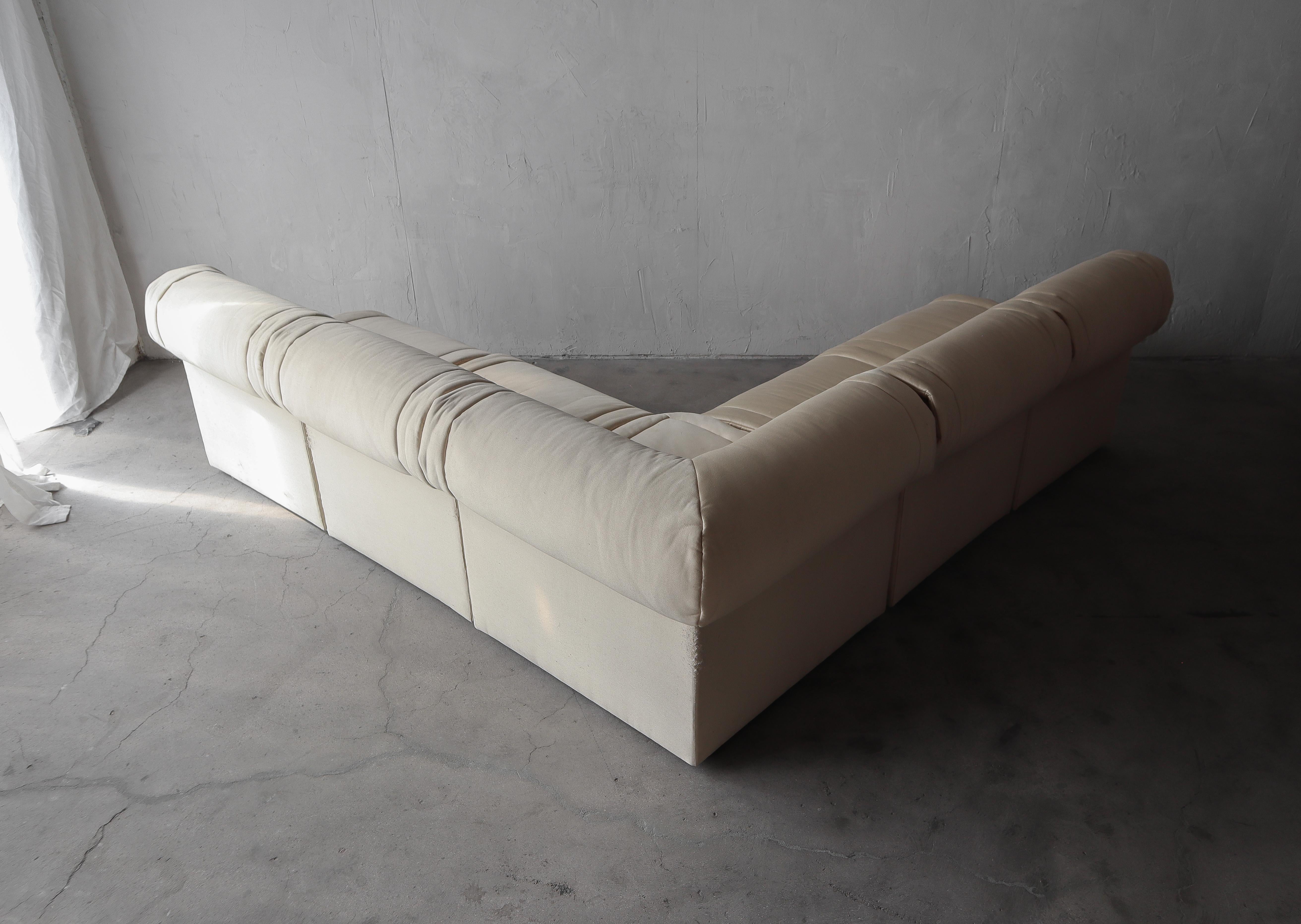 Postmodernes 6teiliges modulares Sofa (Stoff) im Angebot