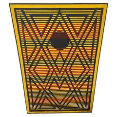 Post Modern Abstract Geometric Painting in the style of Keith Haring