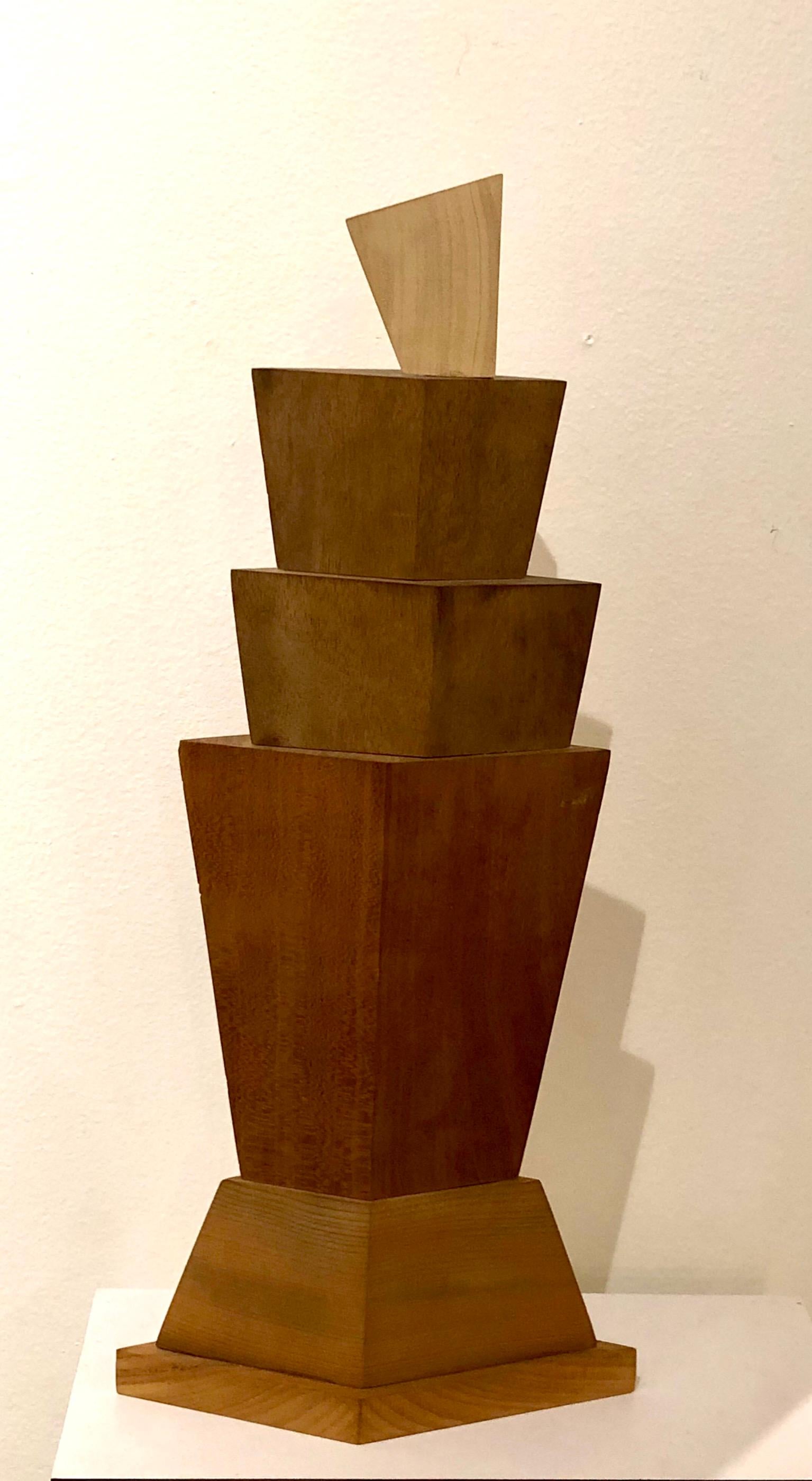 Américain Sculpture abstraite postmoderne de l'artiste de La Jolla John Rogers signée/datée de 2003 en vente