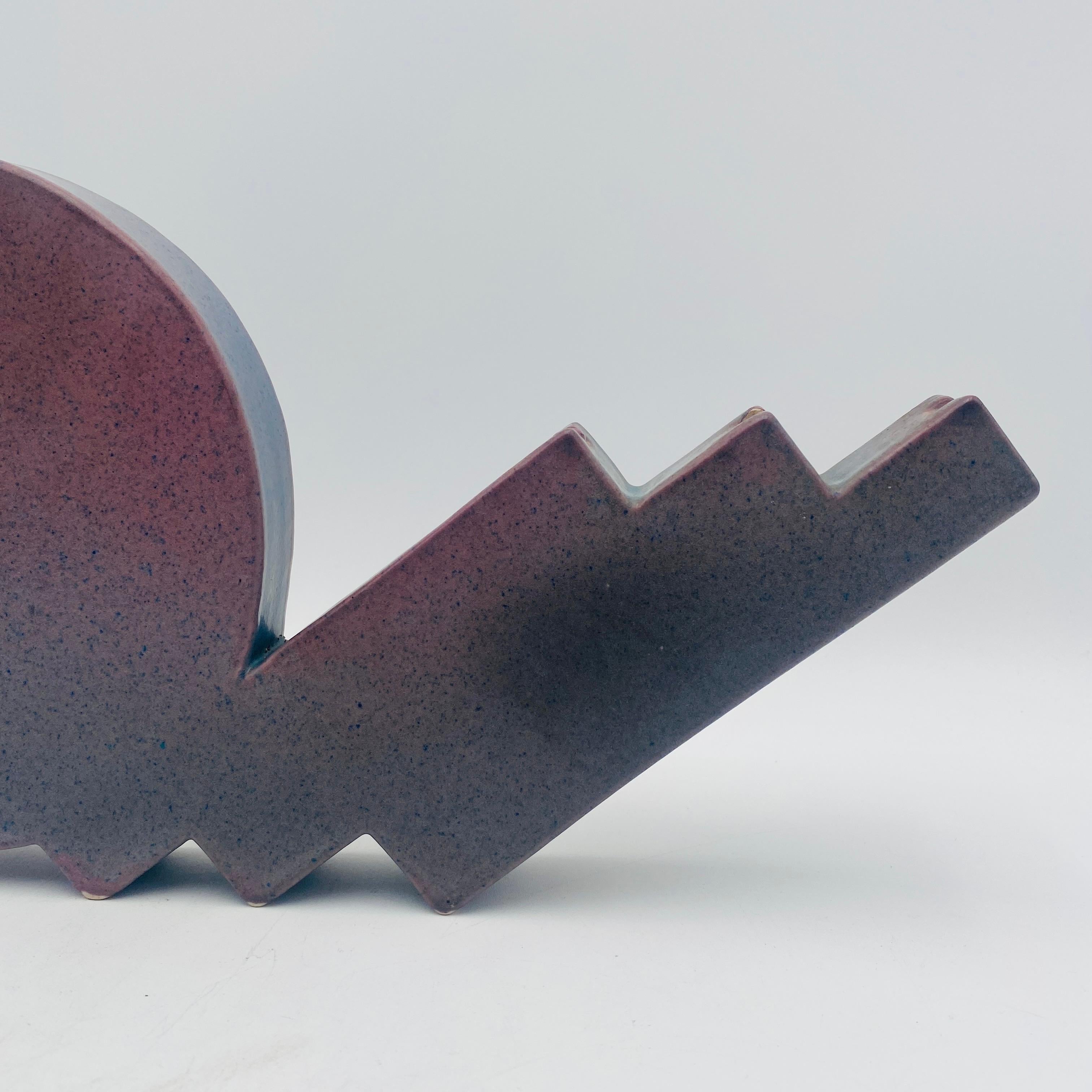 Unknown Post Modern Abstract Sculpture Ceramic Wick Oil Diffuser For Sale