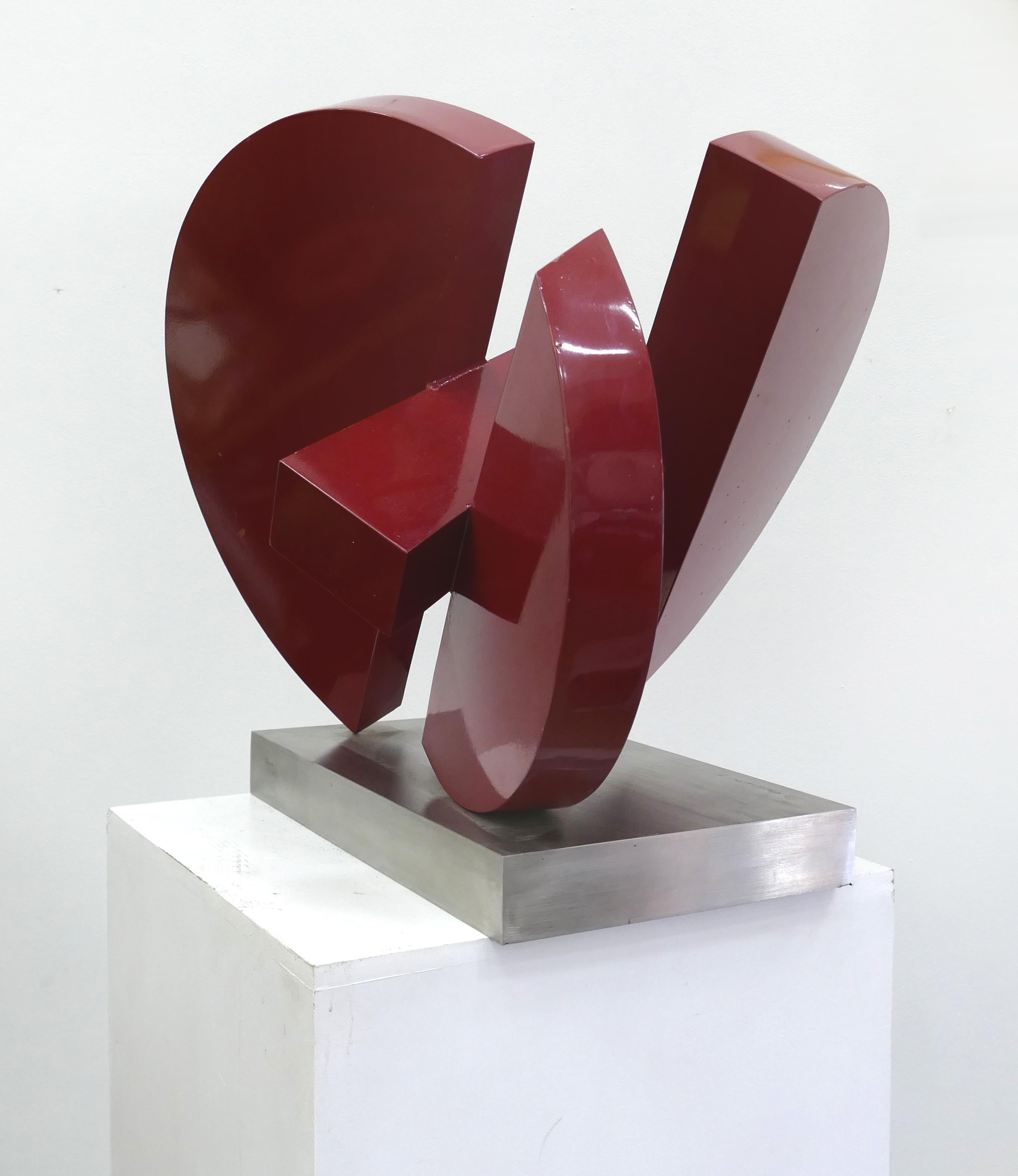 Postmodern Abstract Steel Sculpture by M. Anderson, 1981 2