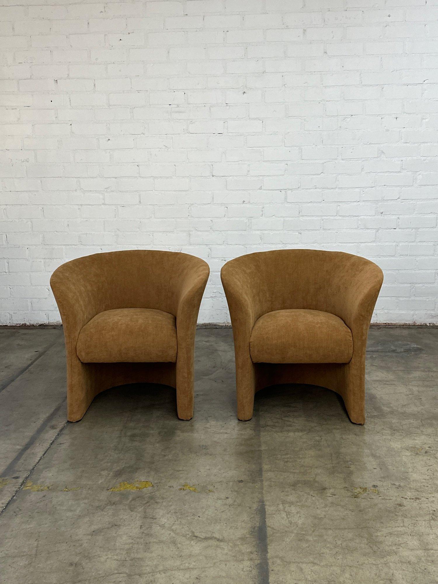 Post Modern Accent Chairs- Pair In Good Condition For Sale In Los Angeles, CA