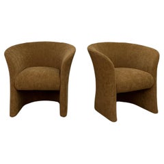 Post Modern Accent Chairs- Pair