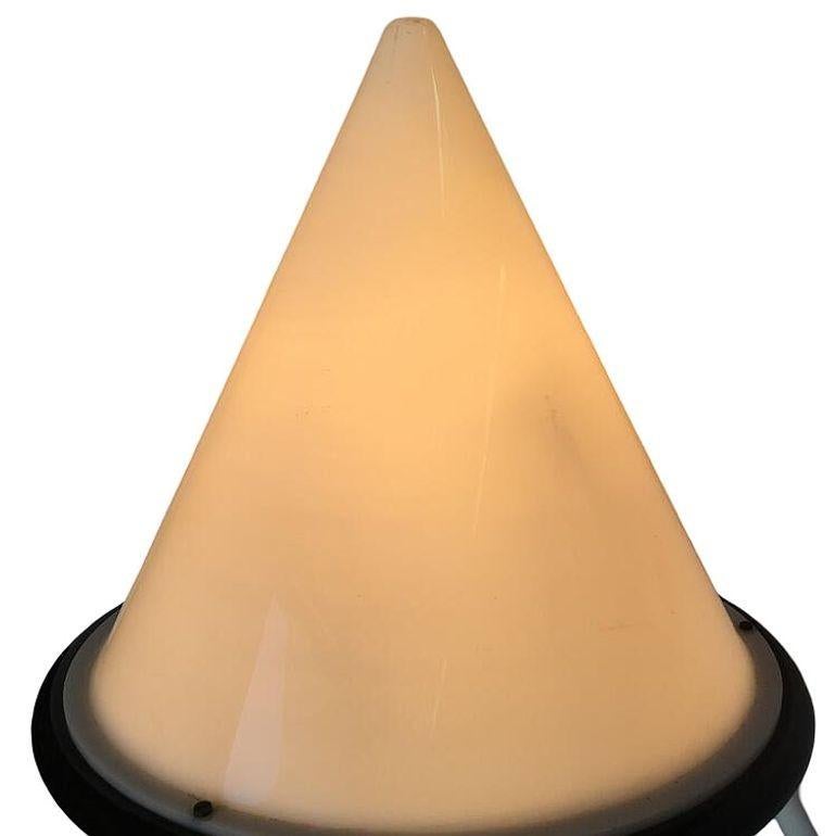 Bespoke Post Modern Acrylic Geometric Cone Table Lamp, 2 Available For Sale 3