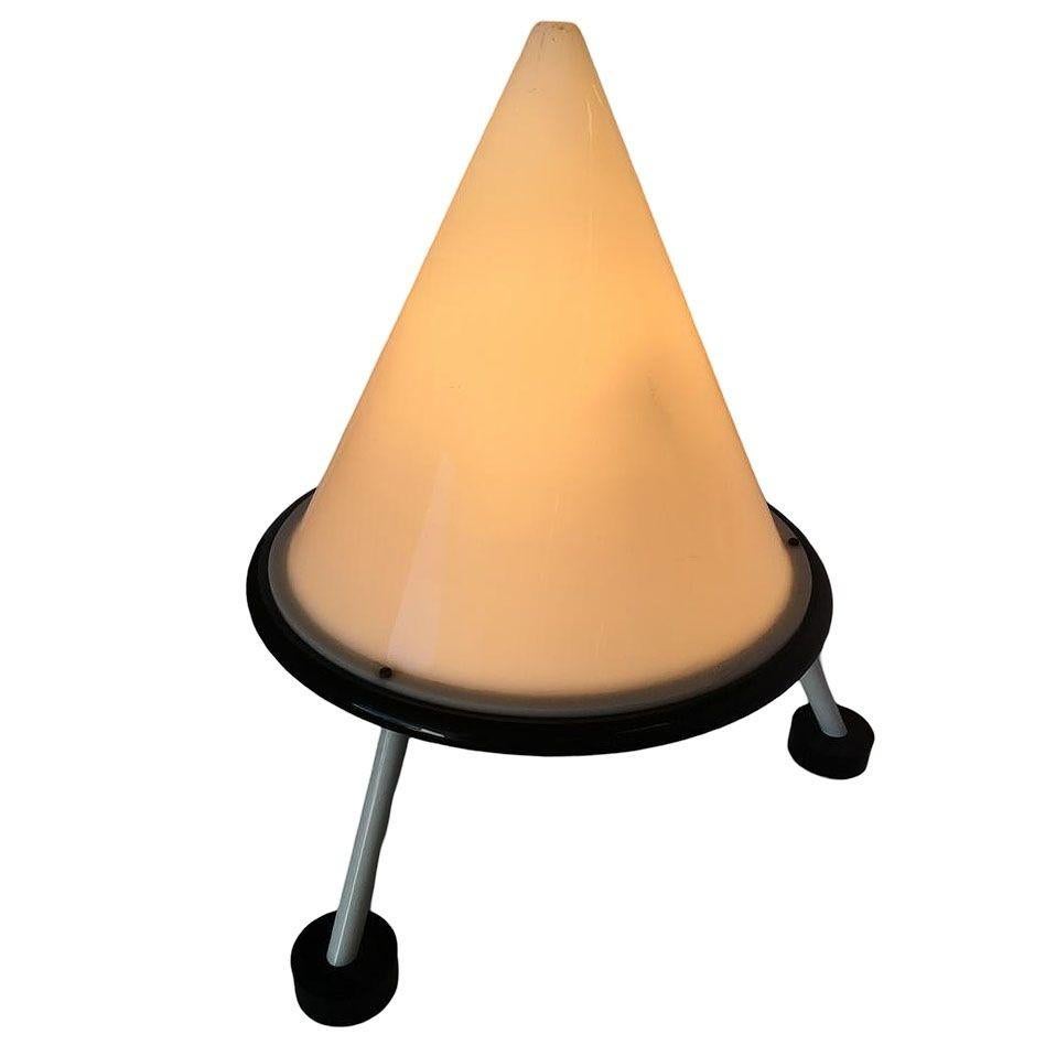 Bespoke Post Modern Acrylic Geometric Cone Table Lamp, 2 Available For Sale 1