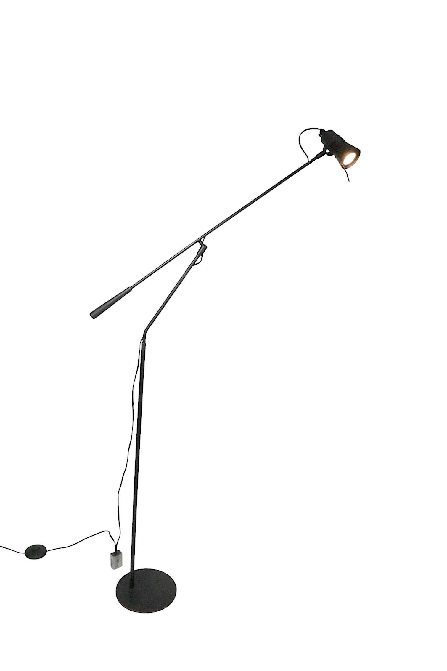 Post Modern Adjustable Angle Poise Floor Lamp For Sale 8