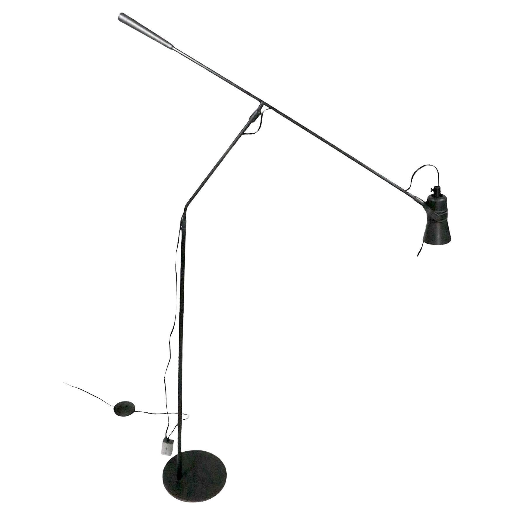 Post Modern Adjustable Angle Poise Floor Lamp For Sale