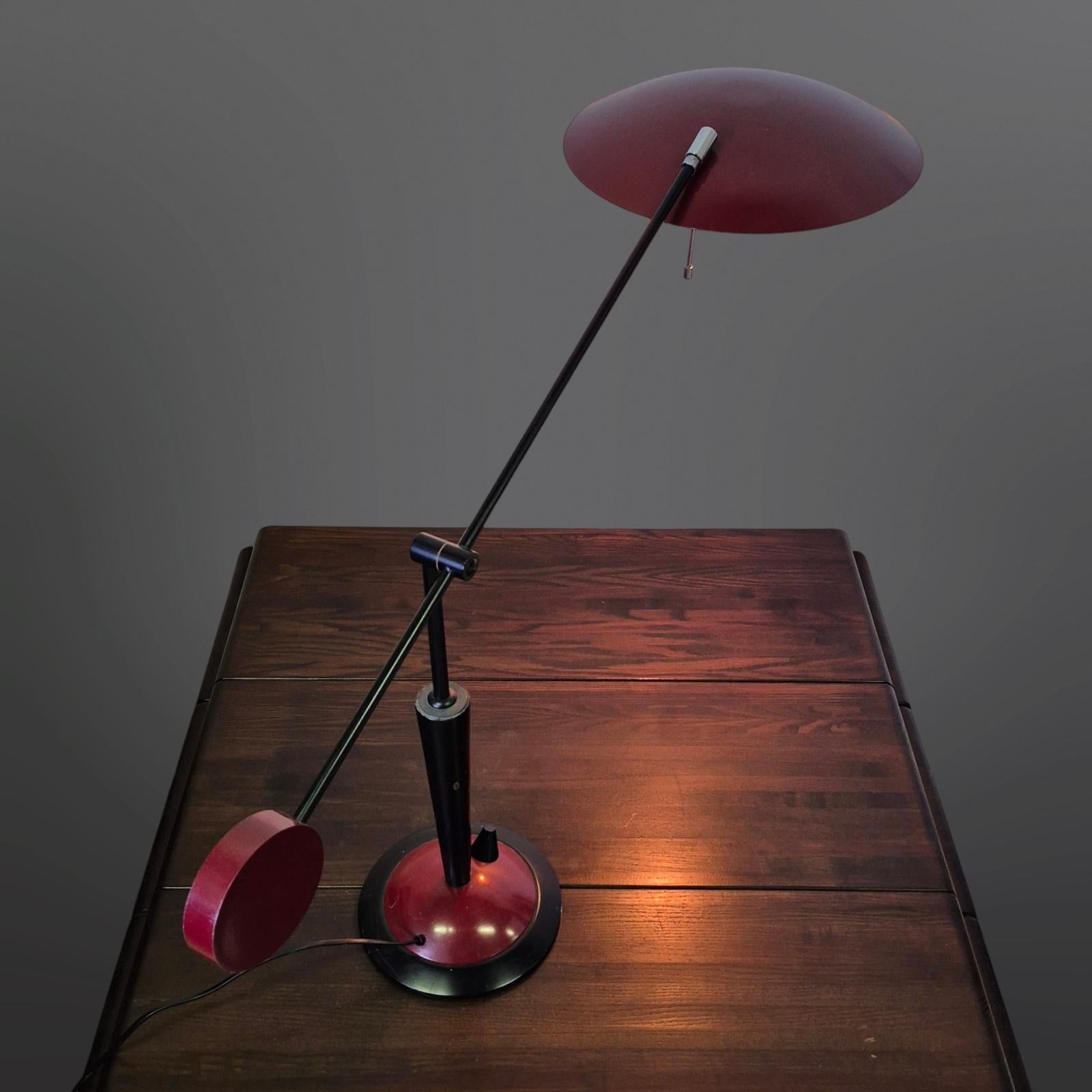 Post modern adjustable lamp by Herda, Netherlands 1980s For Sale 3