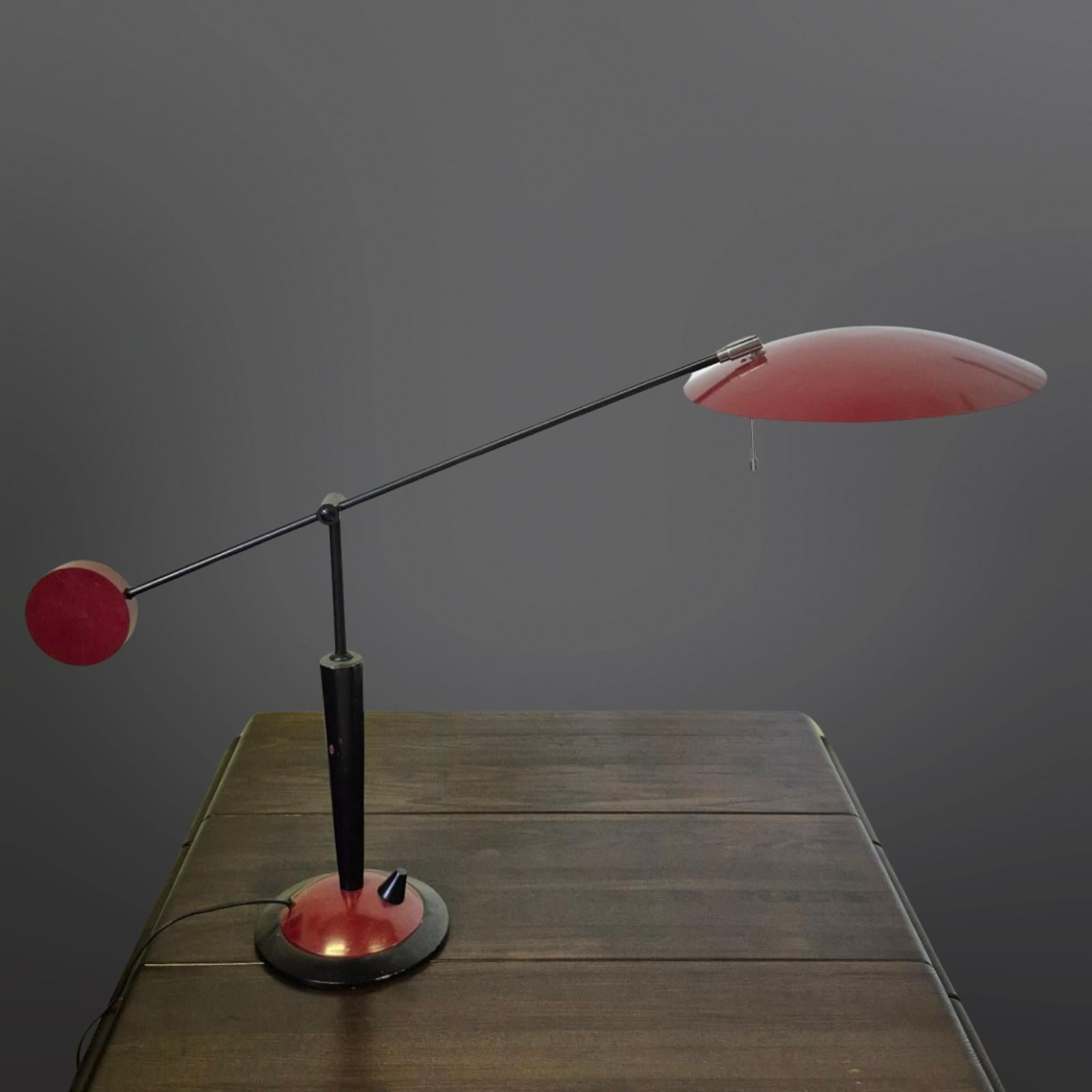 Post modern adjustable lamp by Herda, Netherlands 1980s For Sale 1