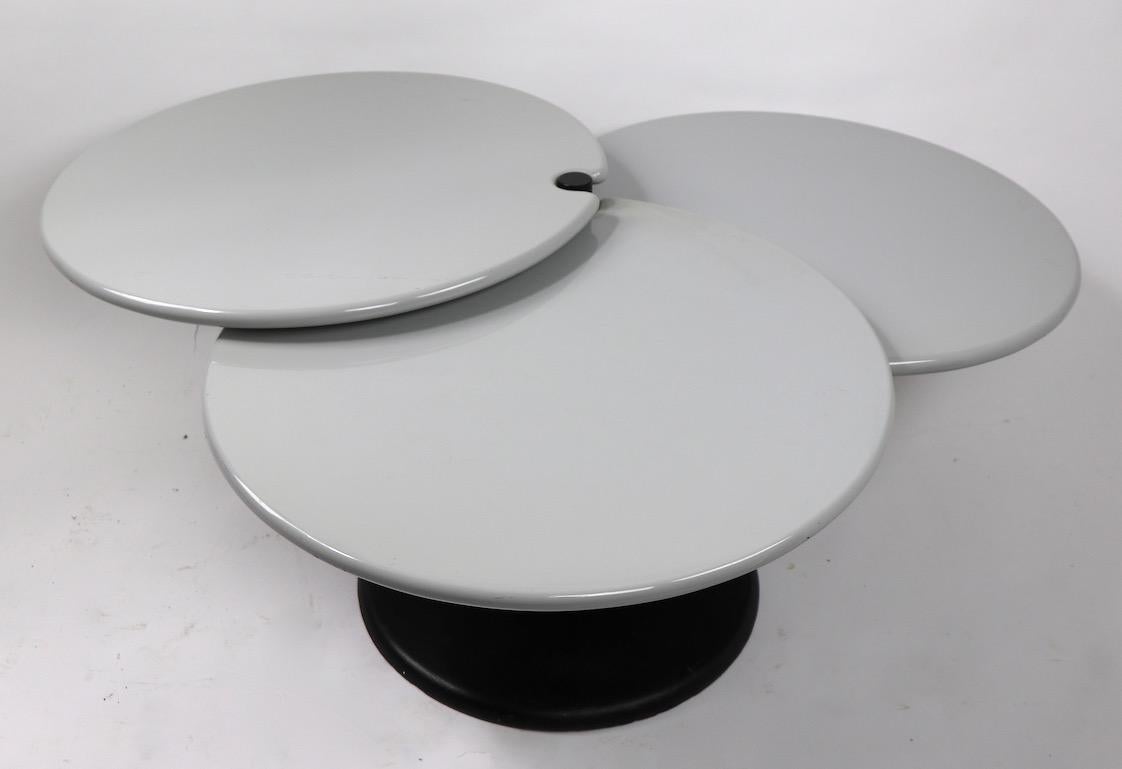 20th Century Postmodern Adjustable Table after Joe Colombo