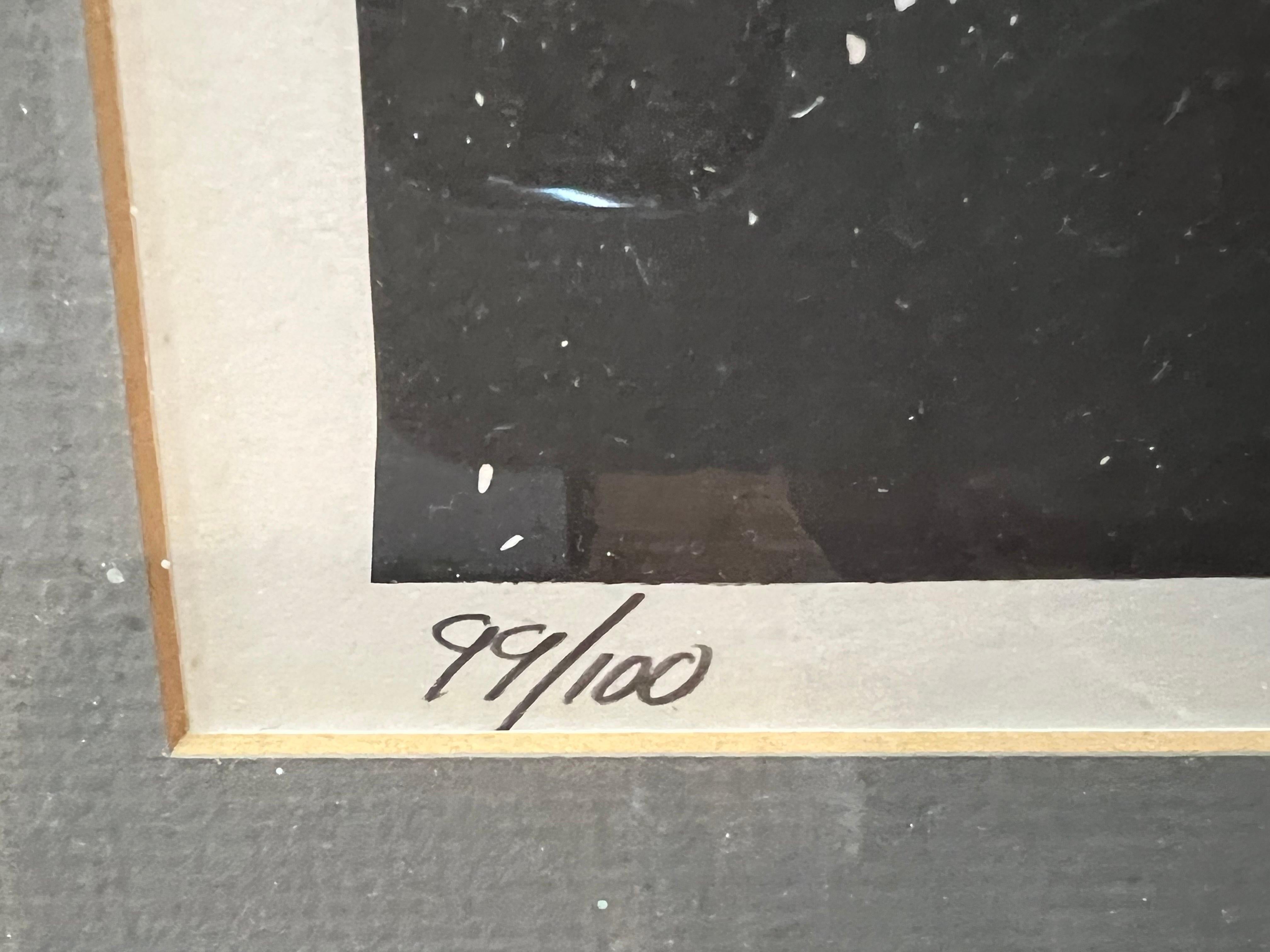 Grande litografia firmata di un nudo postmoderno in vendita 10