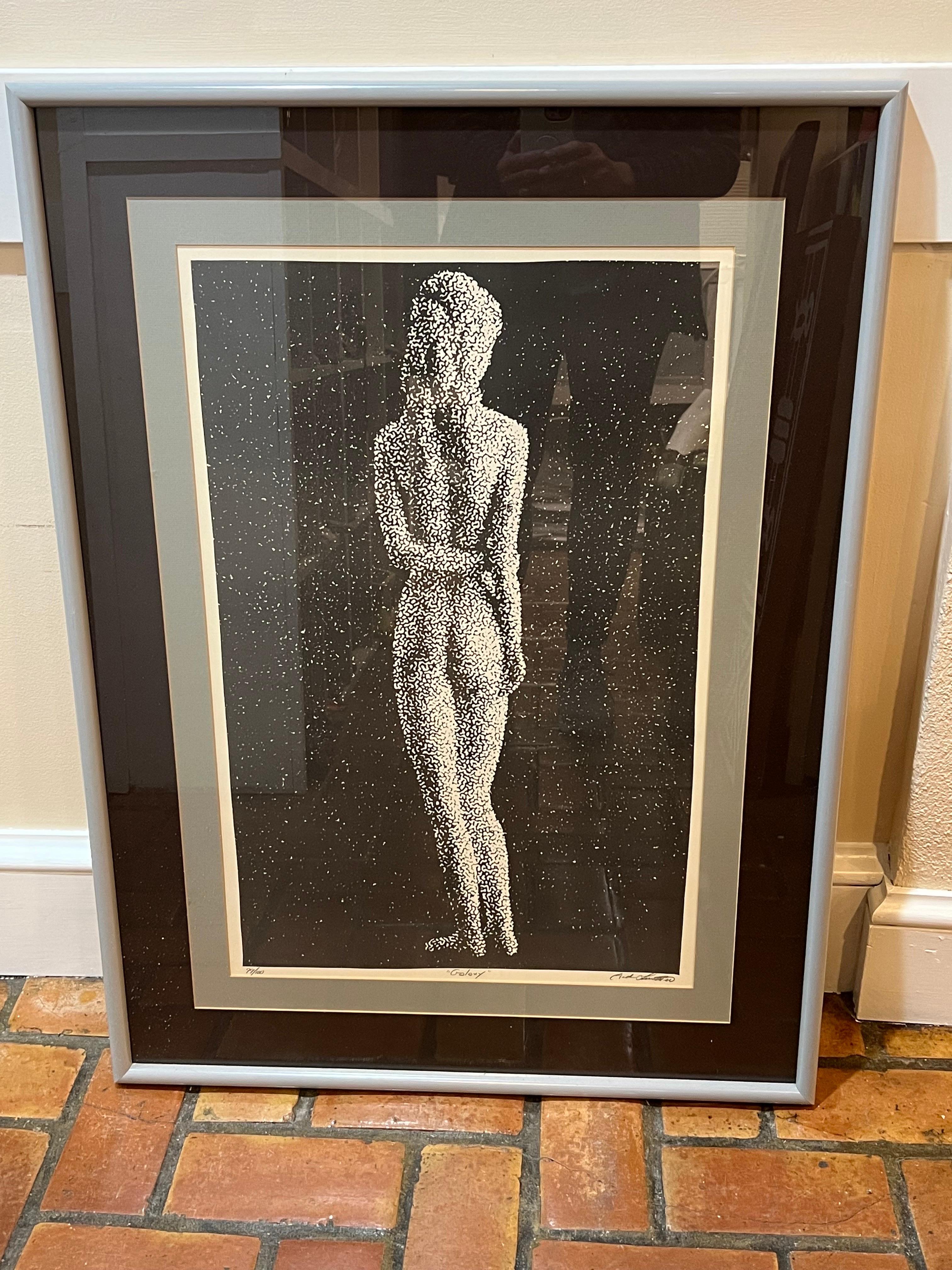 Post-Modern Post Modern Airbrushed Signed Nude For Sale