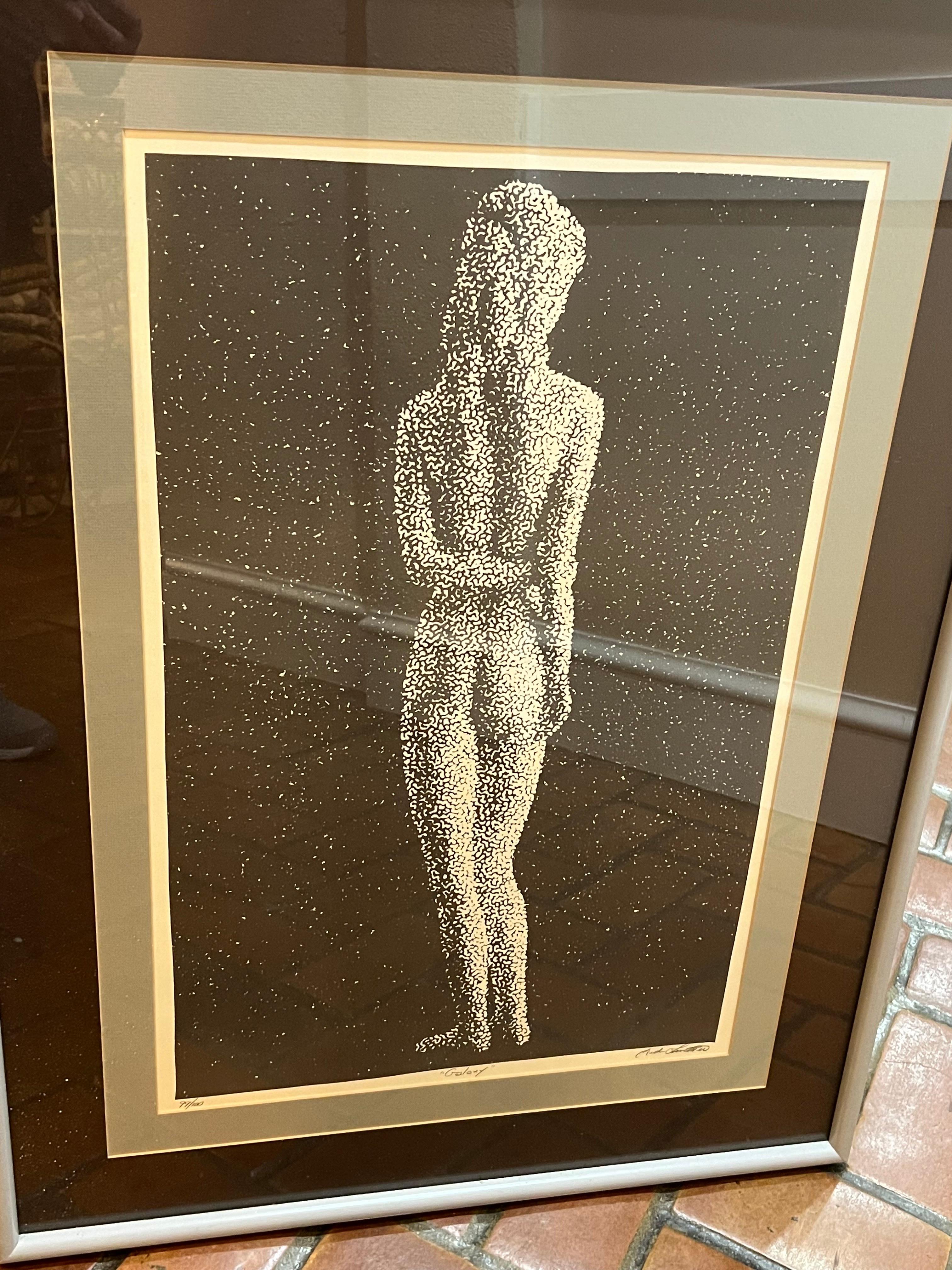 Late 20th Century Post Modern Airbrushed Signed Nude For Sale