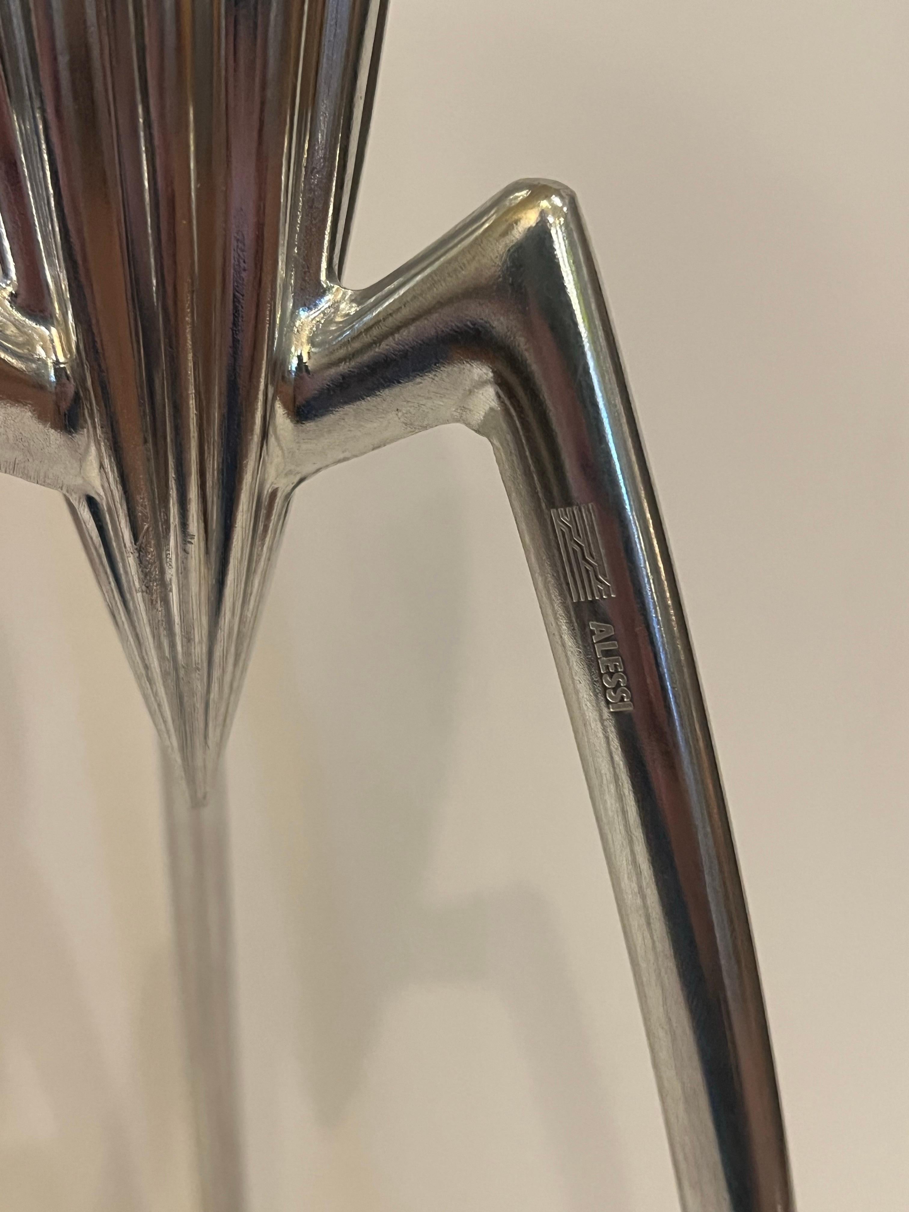 Post-Modern Aluminum Lemon Squeezer Designed by Philippe Starck for Alessi In Excellent Condition For Sale In San Diego, CA
