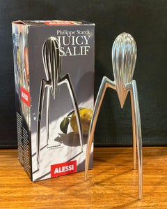 Exprimidor de limones posmoderno de aluminio con caja, de Philippe Starck para Alessi