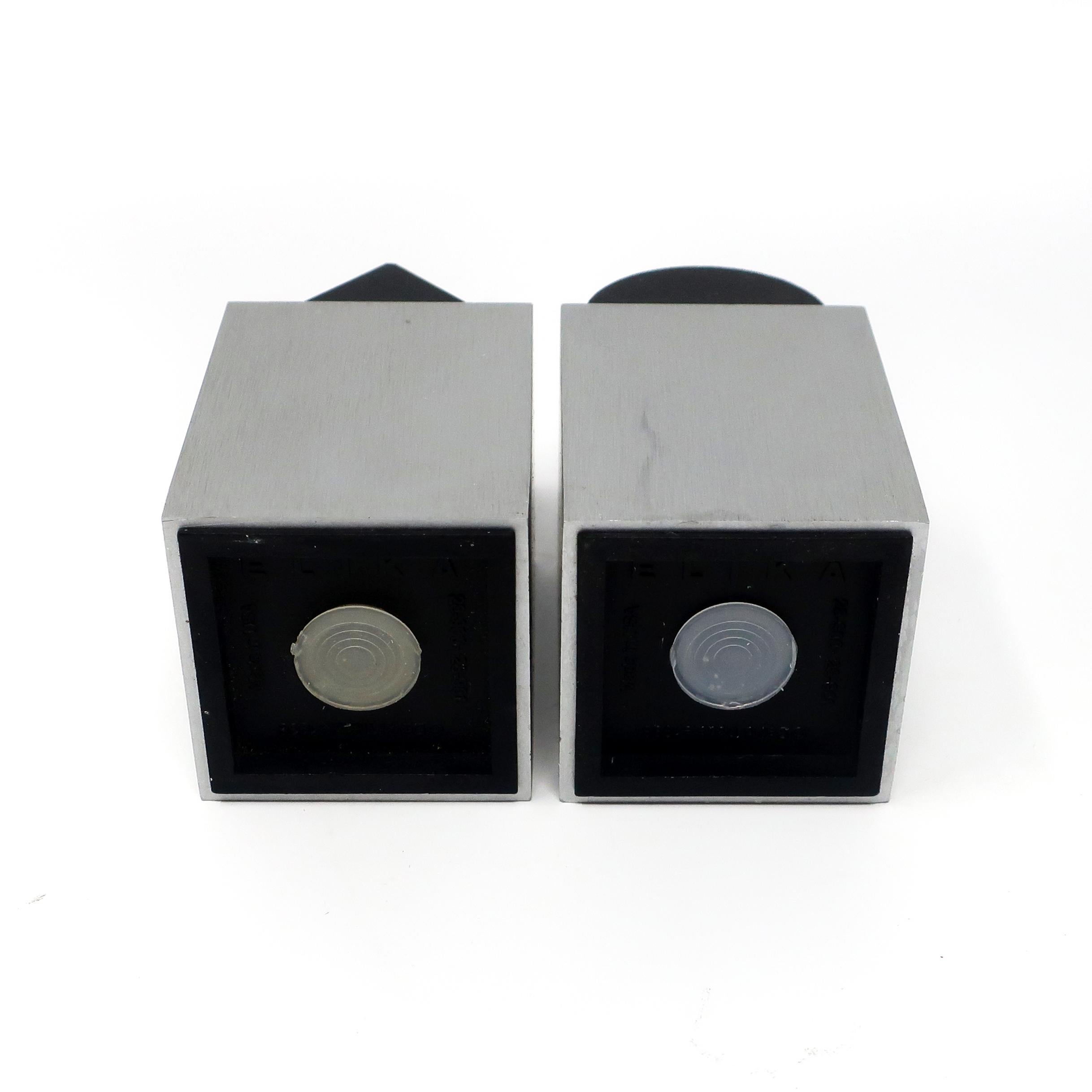 20th Century Postmodern Aluminum Salt and Pepper by David Tisdale for Elika