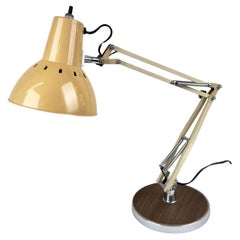 Vintage Post- Modern Architects Drafting Desk Lamp in Tan by Electrix, Inc