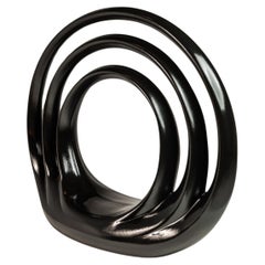 Post Modern Art Deco Sculpture in Porcelain, USA, c. 1980s