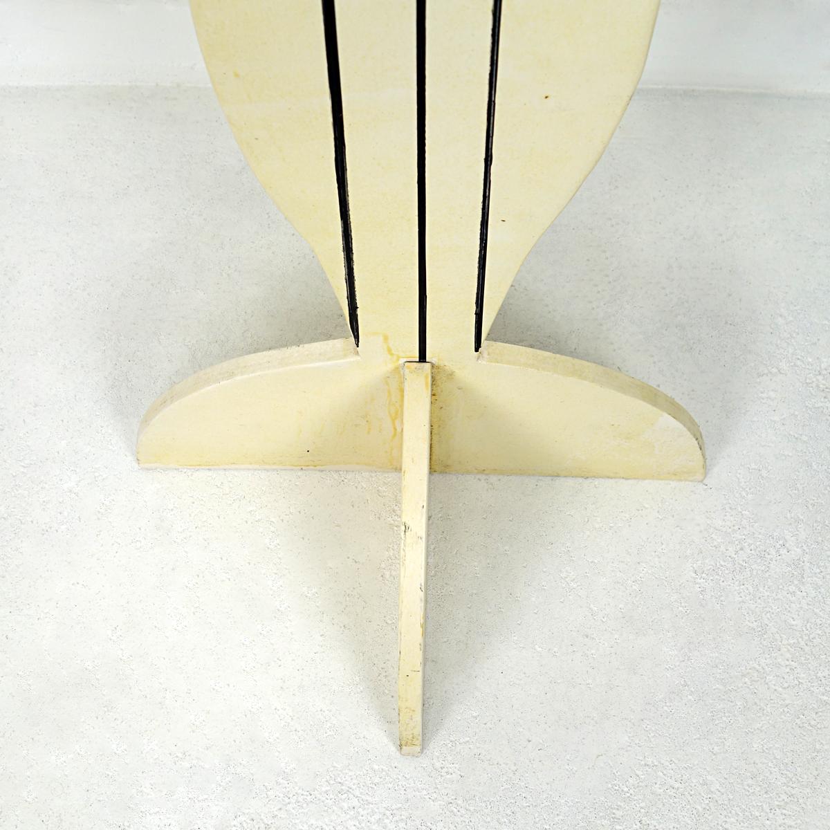 Postmodern Art Deco Style Plant Stand in the Shape of an Elegant Lady For Sale 2