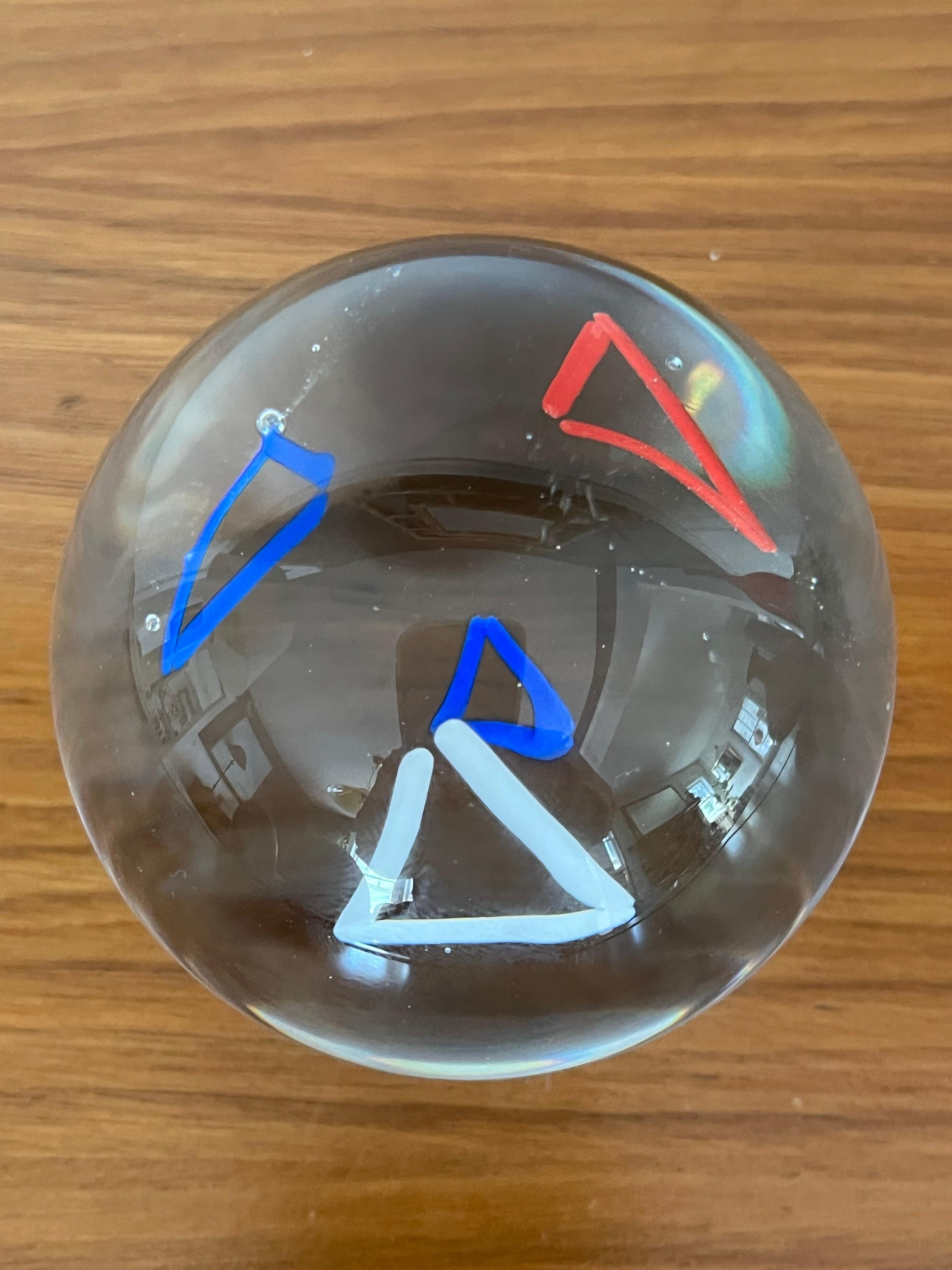 Pisapapeles / Escultura de vidrio artístico postmoderno de Svoboda Karlov en venta 4