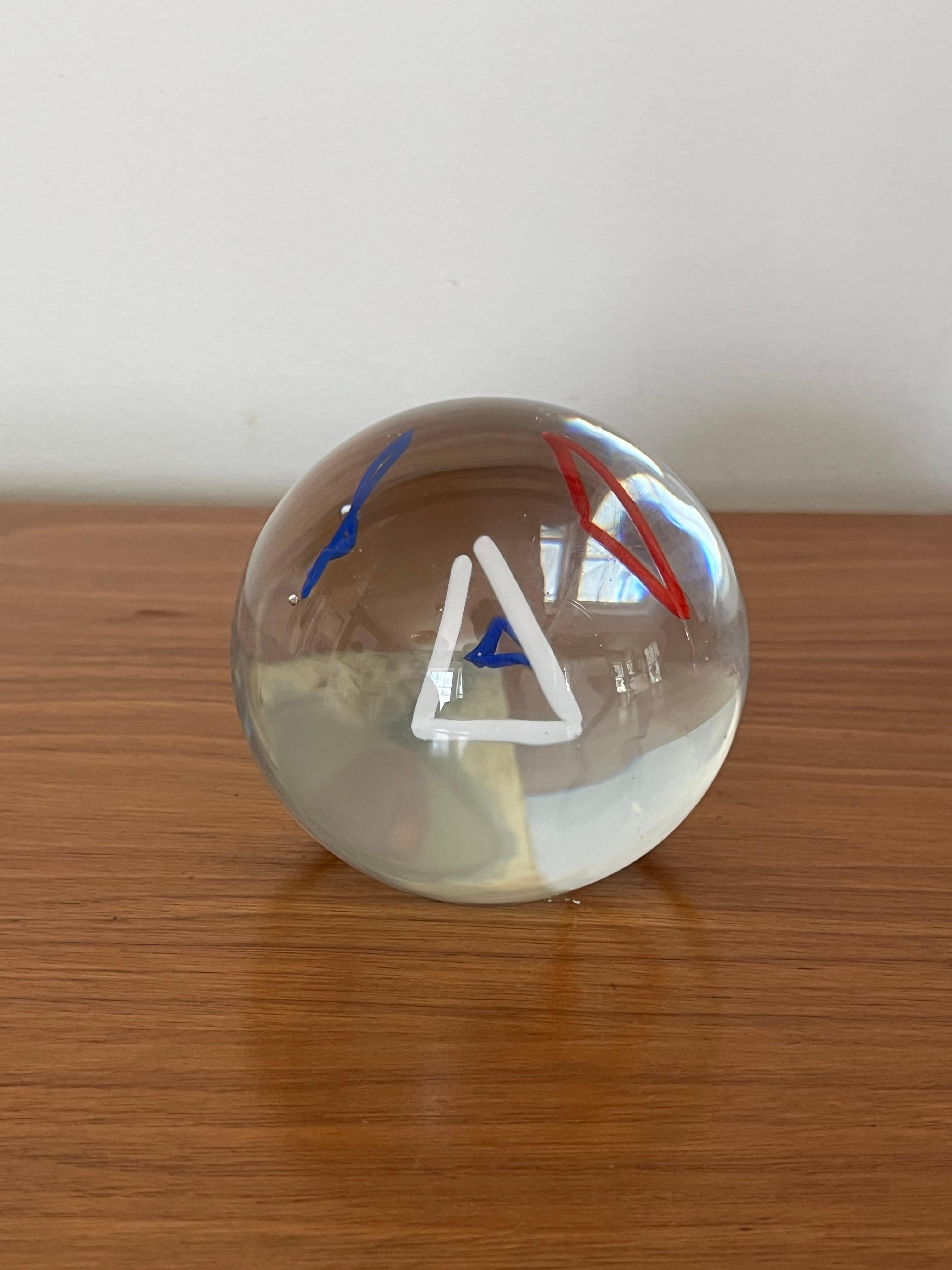 Pisapapeles / Escultura de vidrio artístico postmoderno de Svoboda Karlov en venta 7