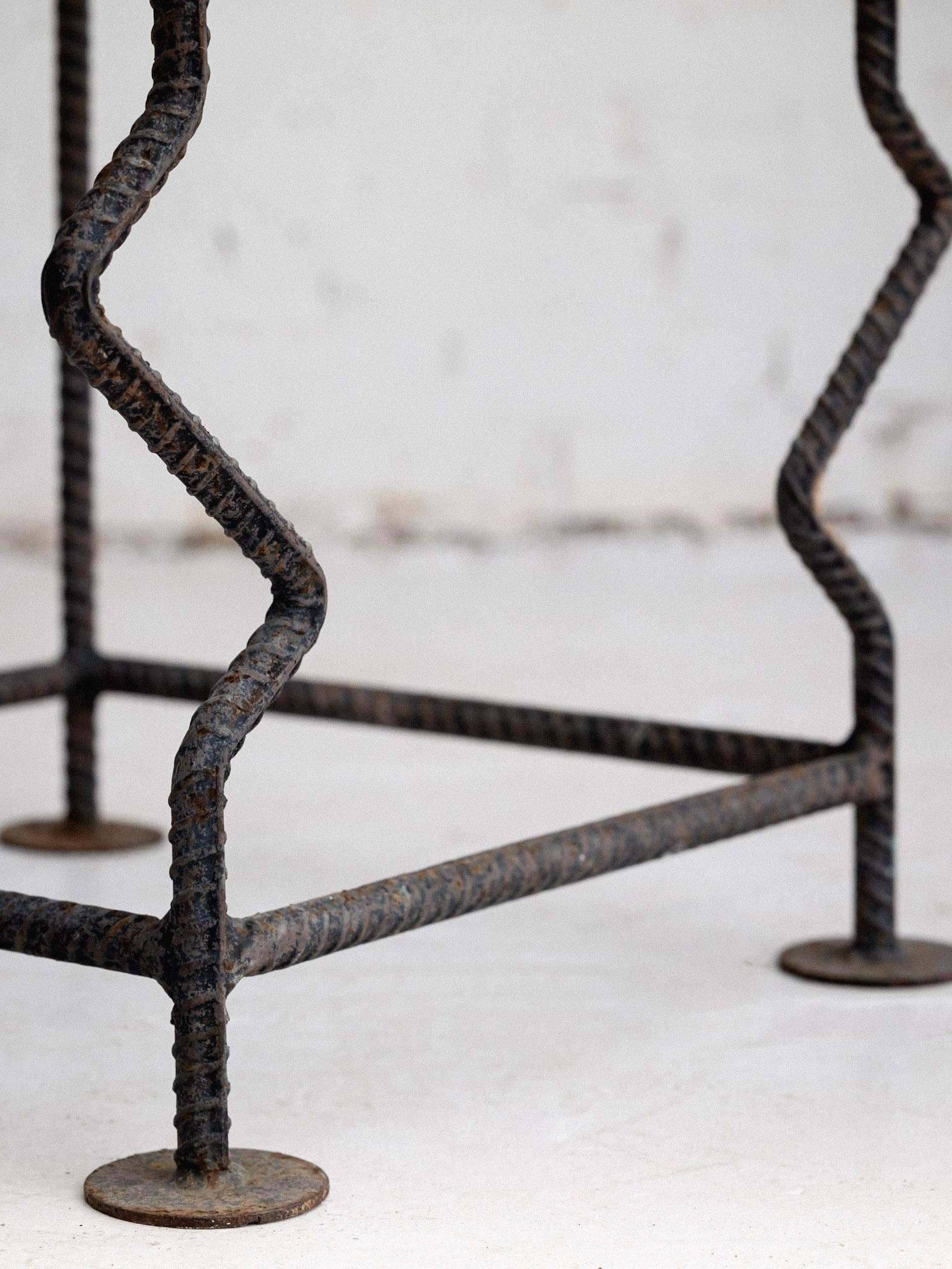Post Modern Artisan Made Rebar Chair 4