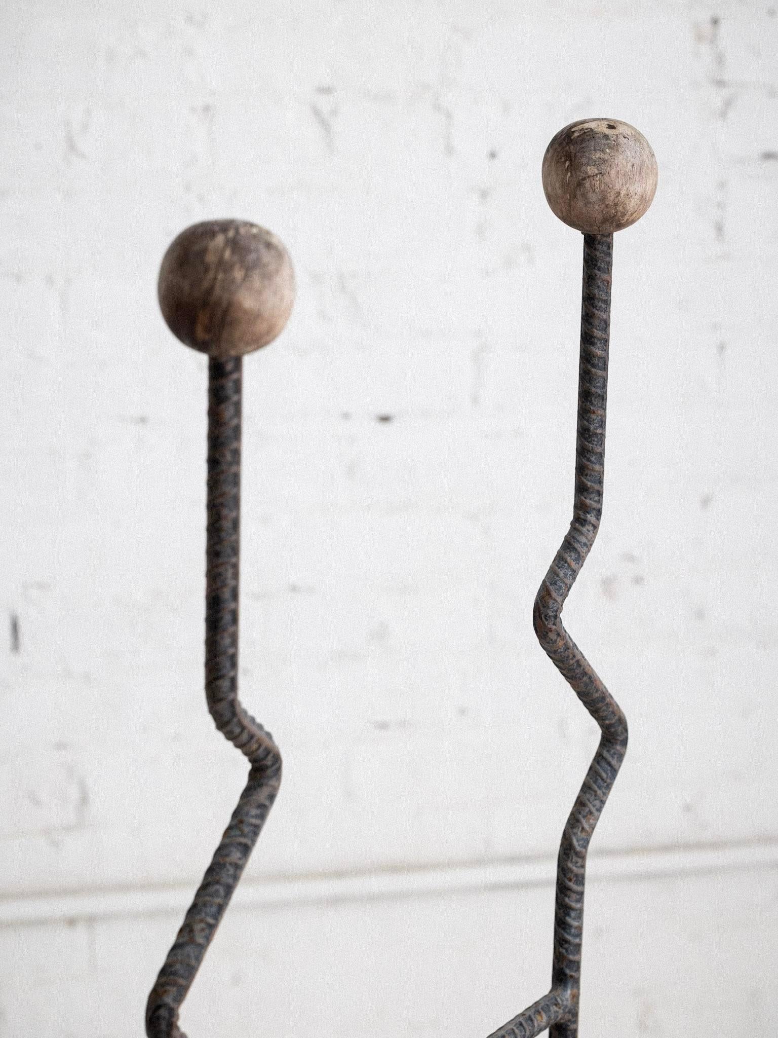 Post Modern Artisan Made Rebar Chair 7