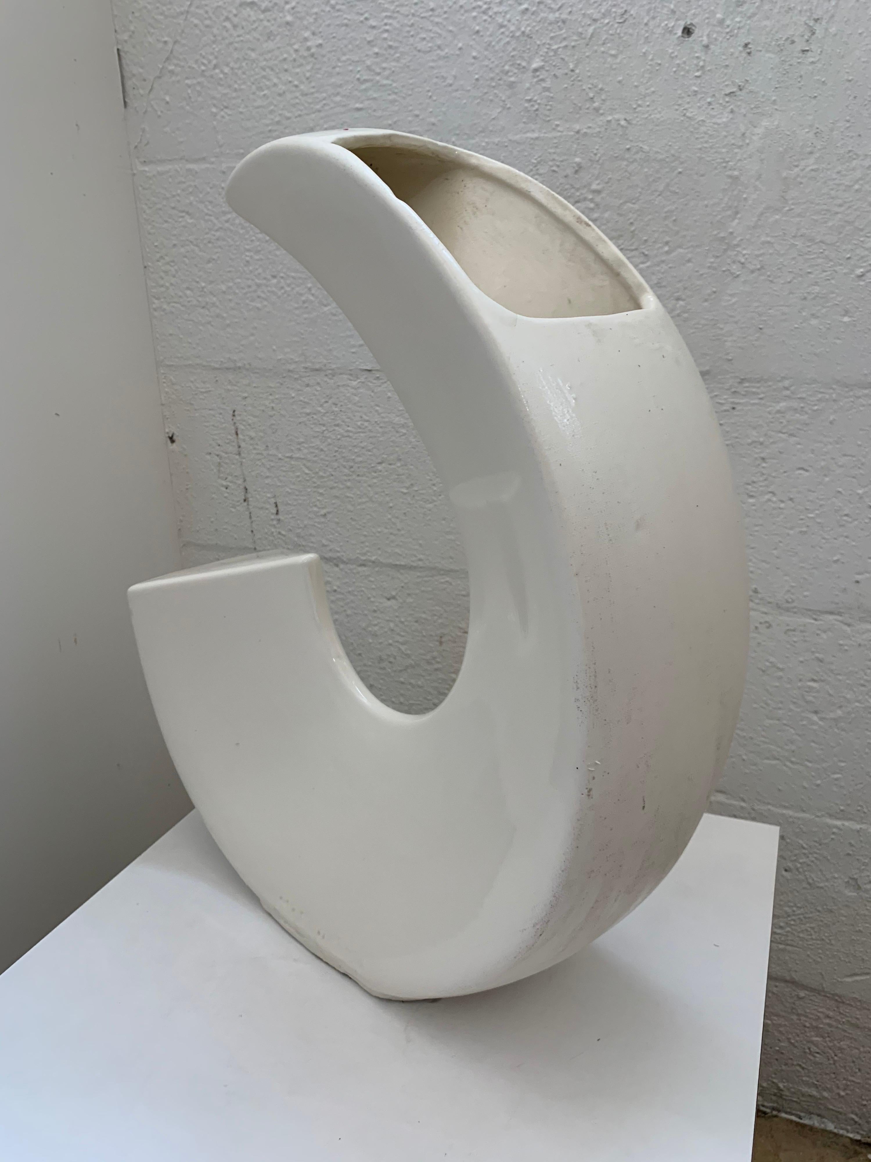 Post-Modern Postmodern Asymmetrical Vase by McRon, 1994, USA