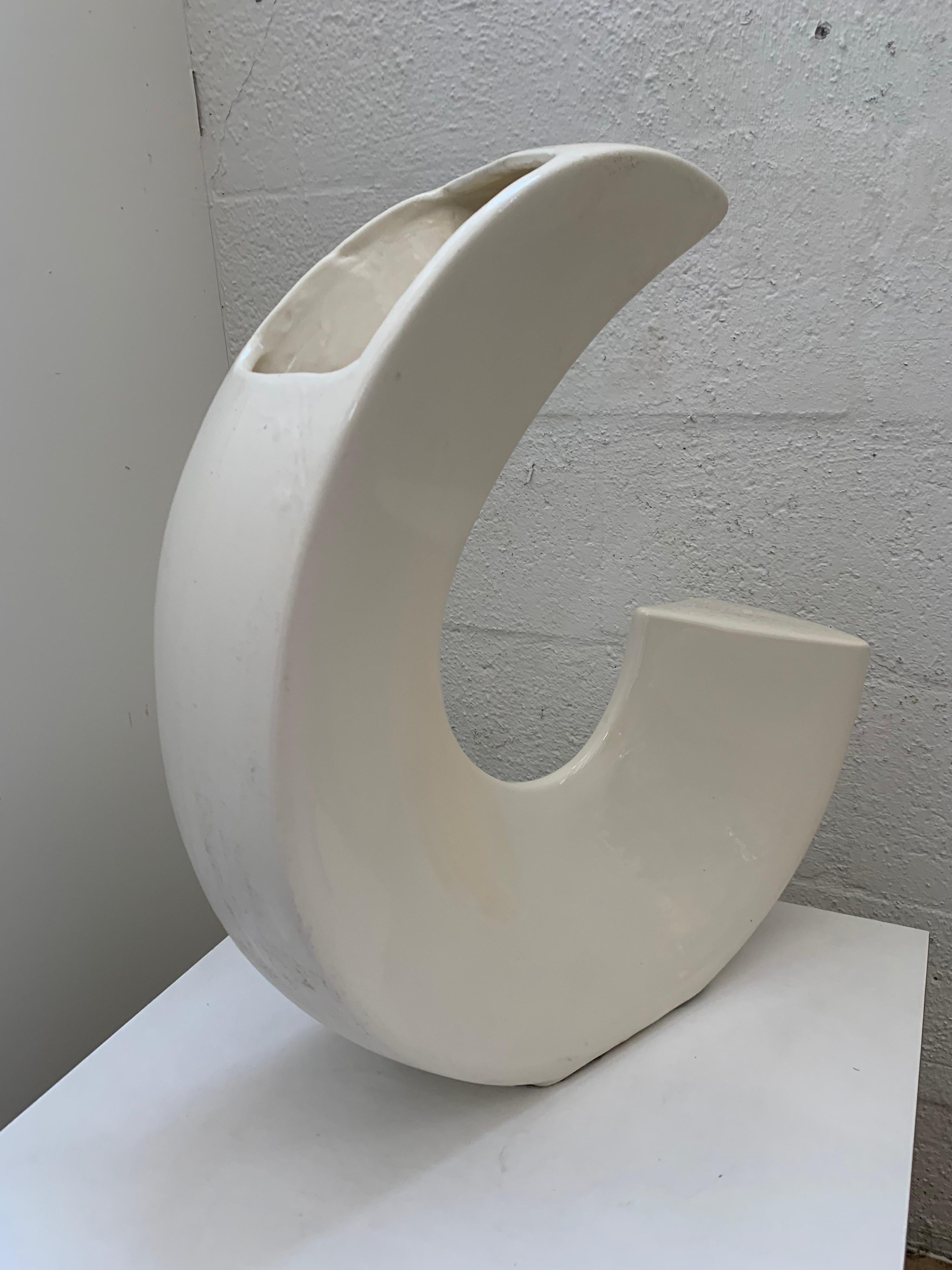 American Postmodern Asymmetrical Vase by McRon, 1994, USA