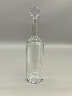 Post Modern Baccarat French Crystal Bottle with Stopper